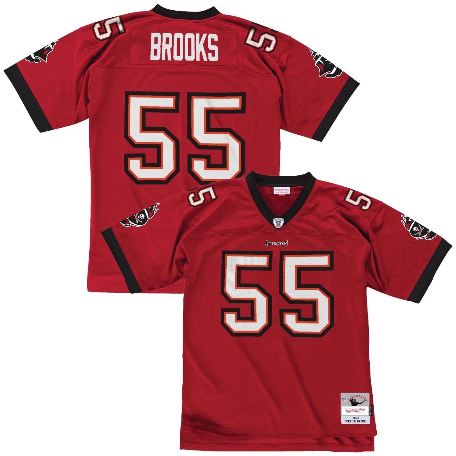 Derrick Brooks #55 Tampa Bay Buccaneers Legacy Throwback NFL Trikot