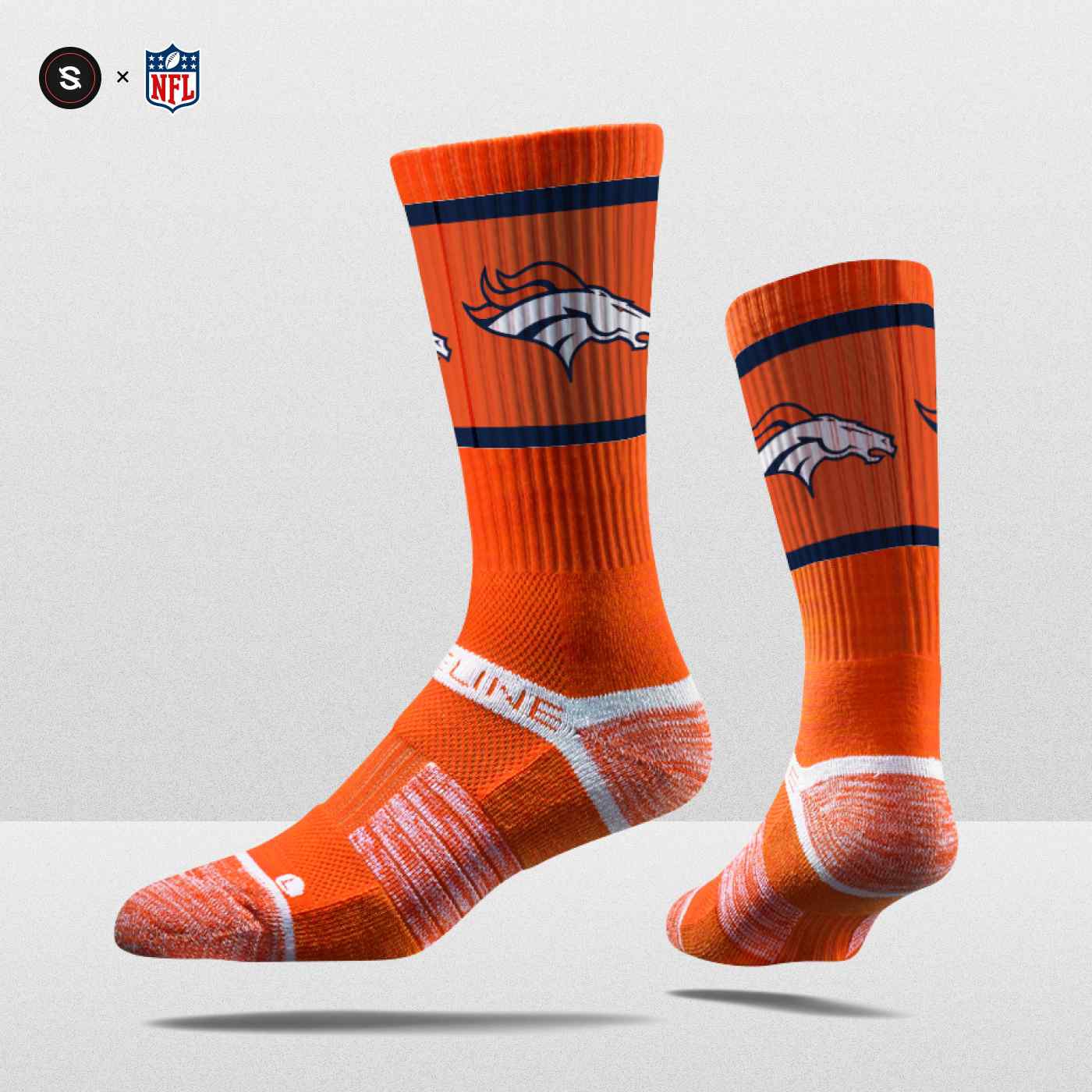 Denver Broncos Strideline Premium NFL Crew Socken