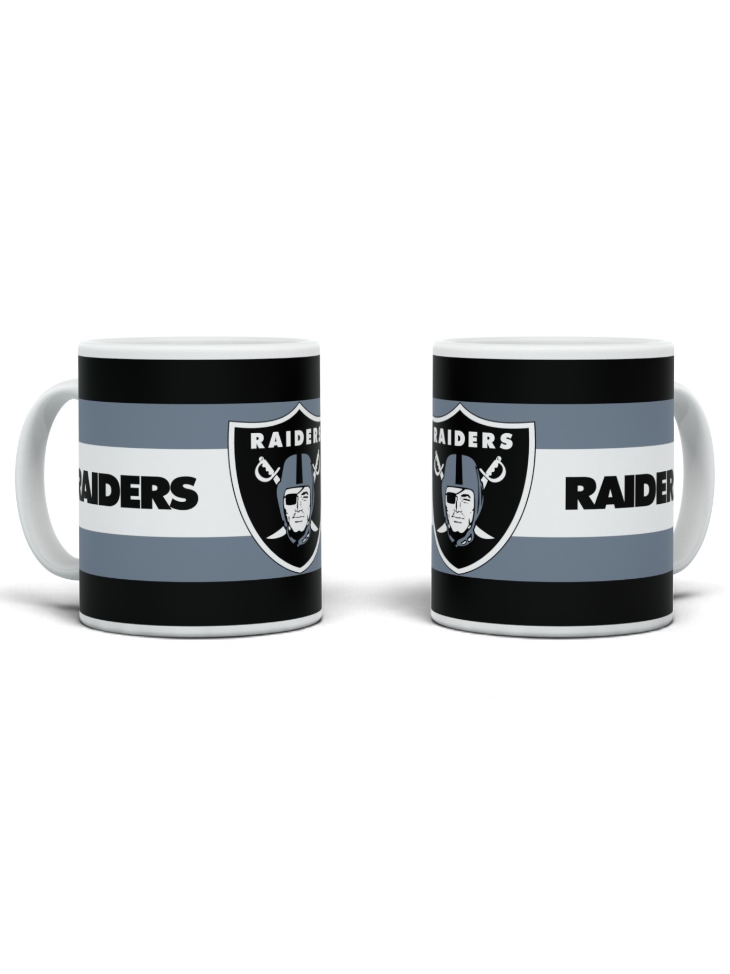 Las Vegas Raiders Stripe Logo NFL Becher (330 ml)