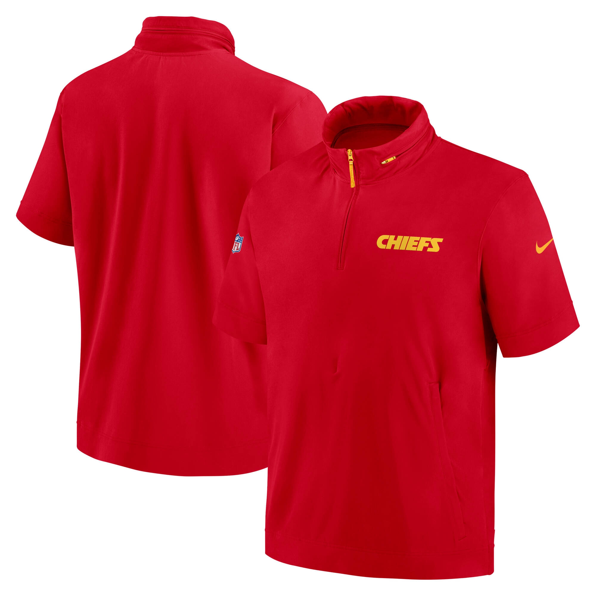 Kansas City Chiefs 2024 NFL Sideline Nike Lightweight Coach Jacke Rot