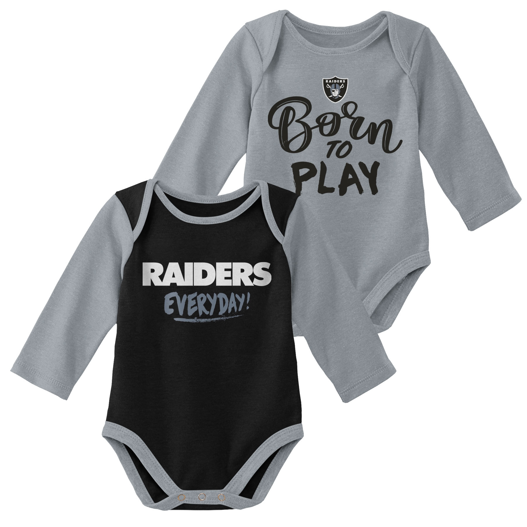 Las Vegas Raiders Born to Play NFL Baby Body Set (2er-Pack)