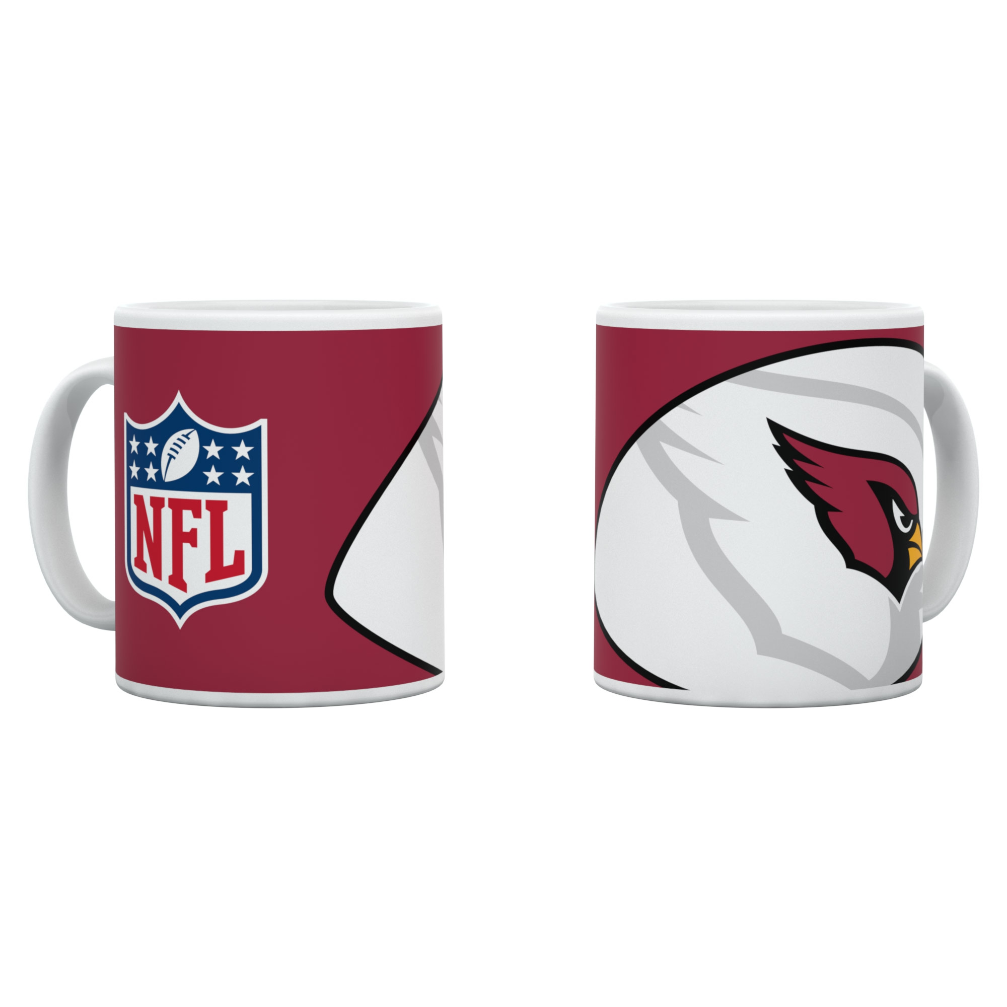 Arizona Cardinals Shadow Logo & Shield NFL Becher (330 ml)