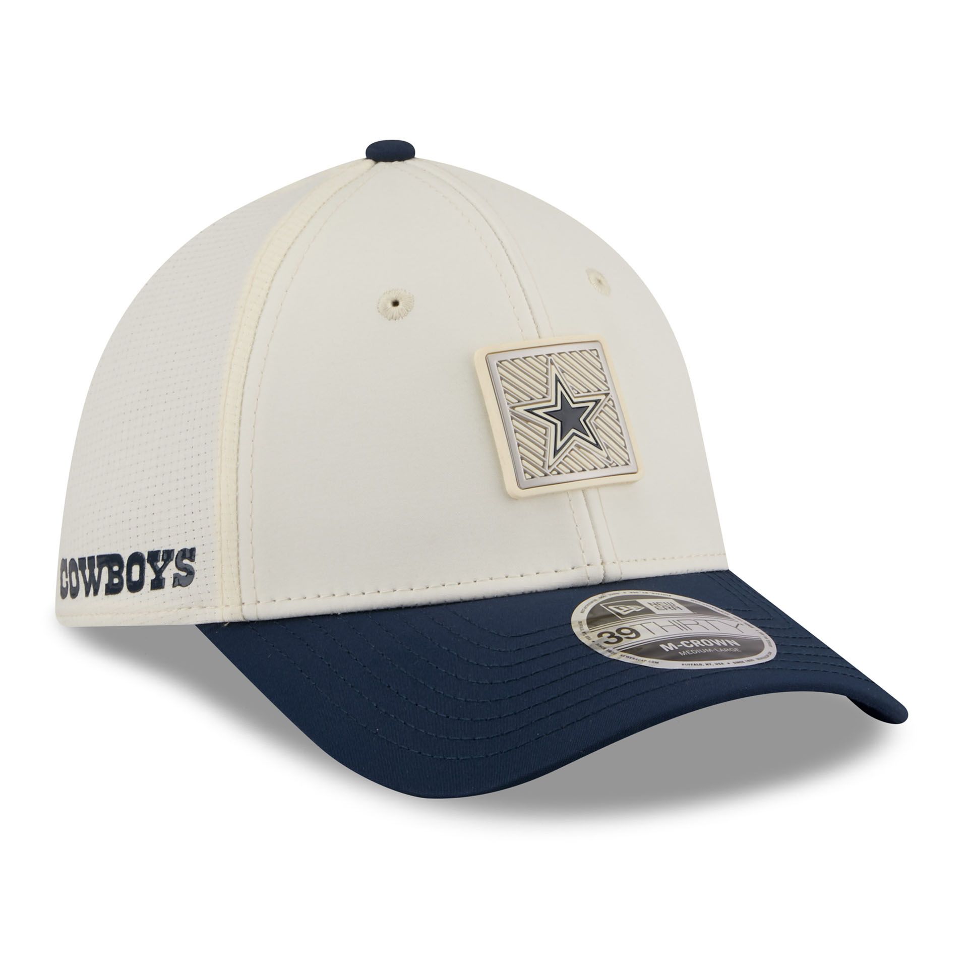 Dallas Cowboys 2026 NFL Training Camp 39THIRTY Flex Cap Cream/Navy