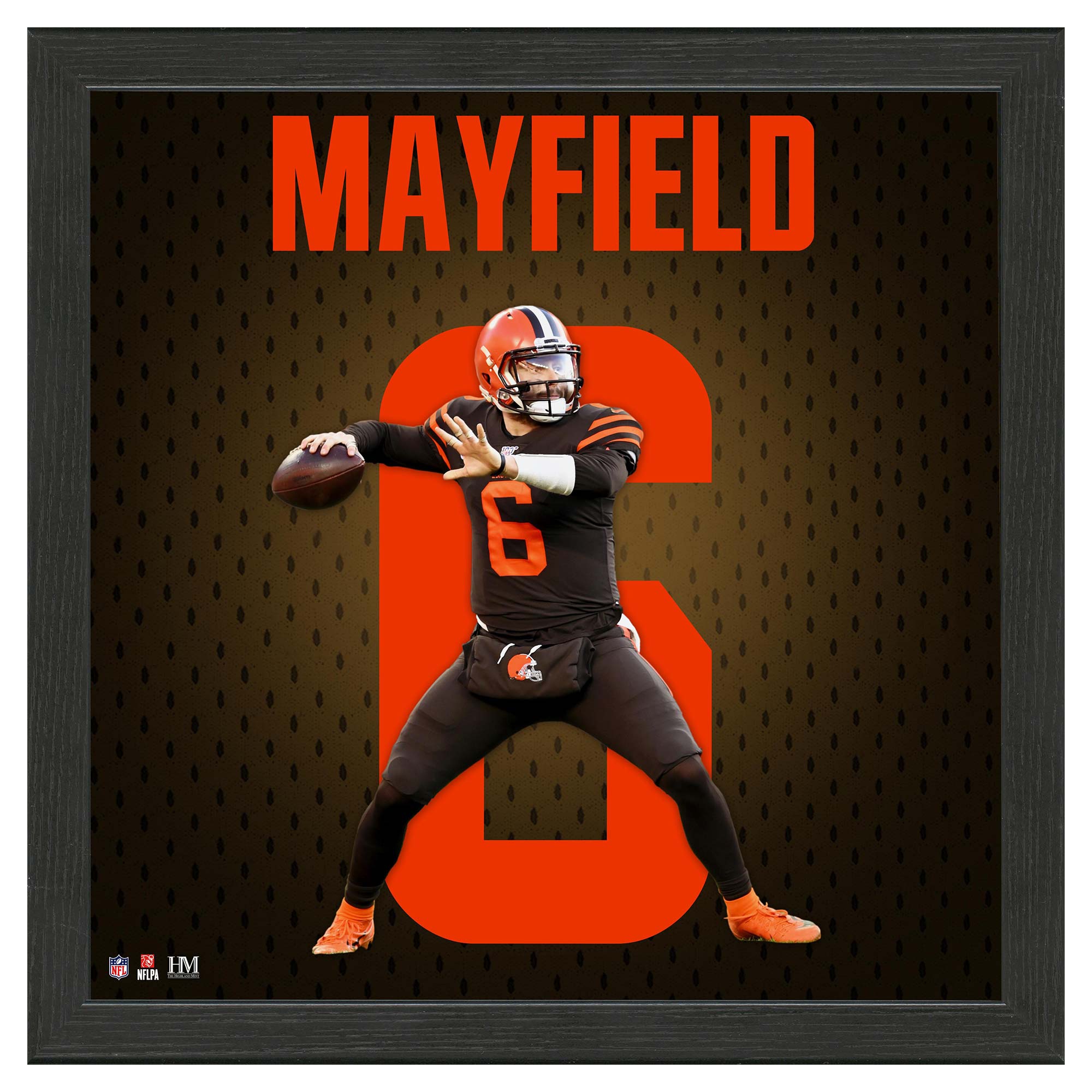 Baker Mayfield #6 Cleveland Browns Impact Jersey Gerahmtes NFL Bild