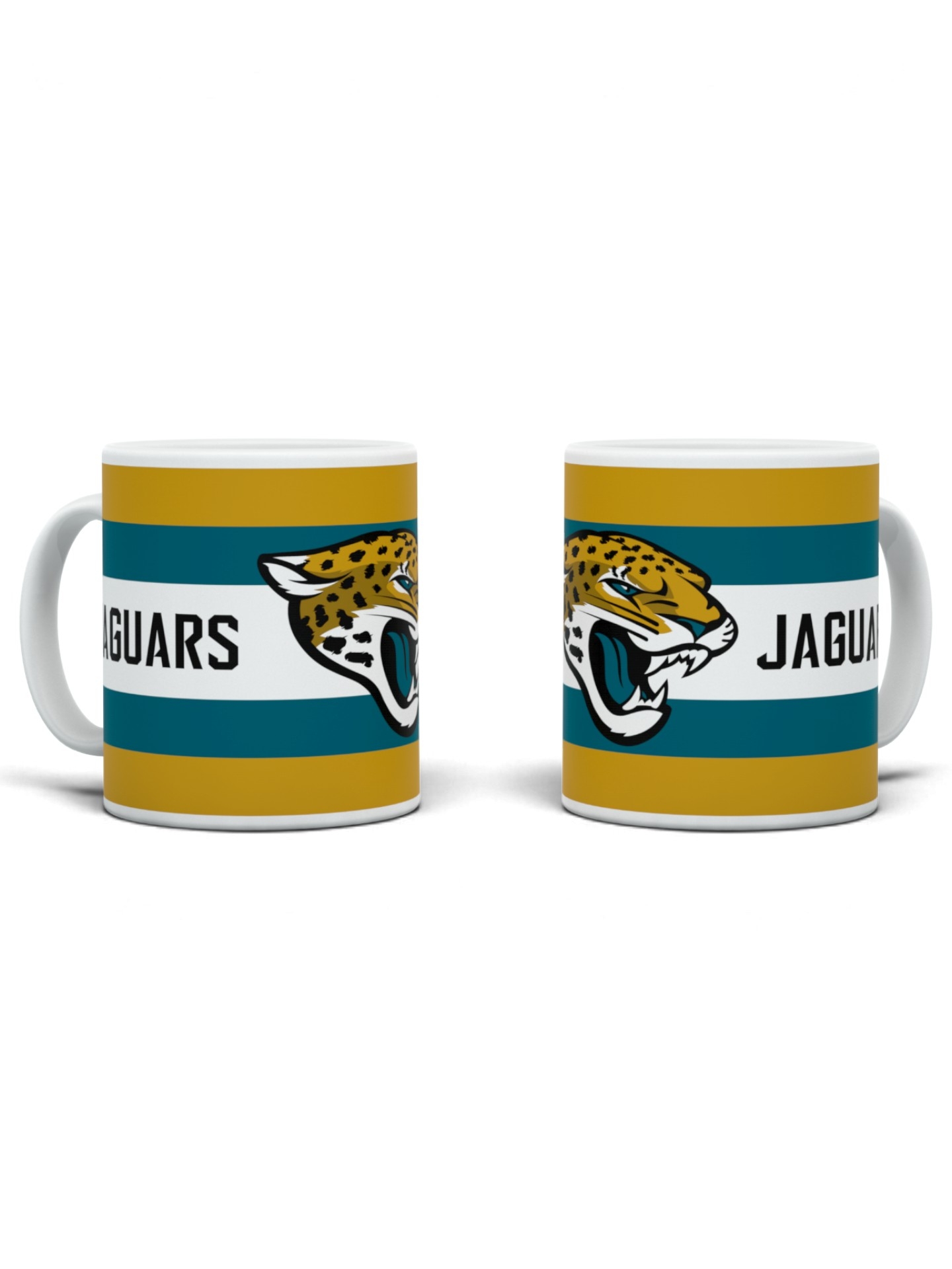 Jacksonville Jaguars Stripe Logo NFL Mug (330 ml)