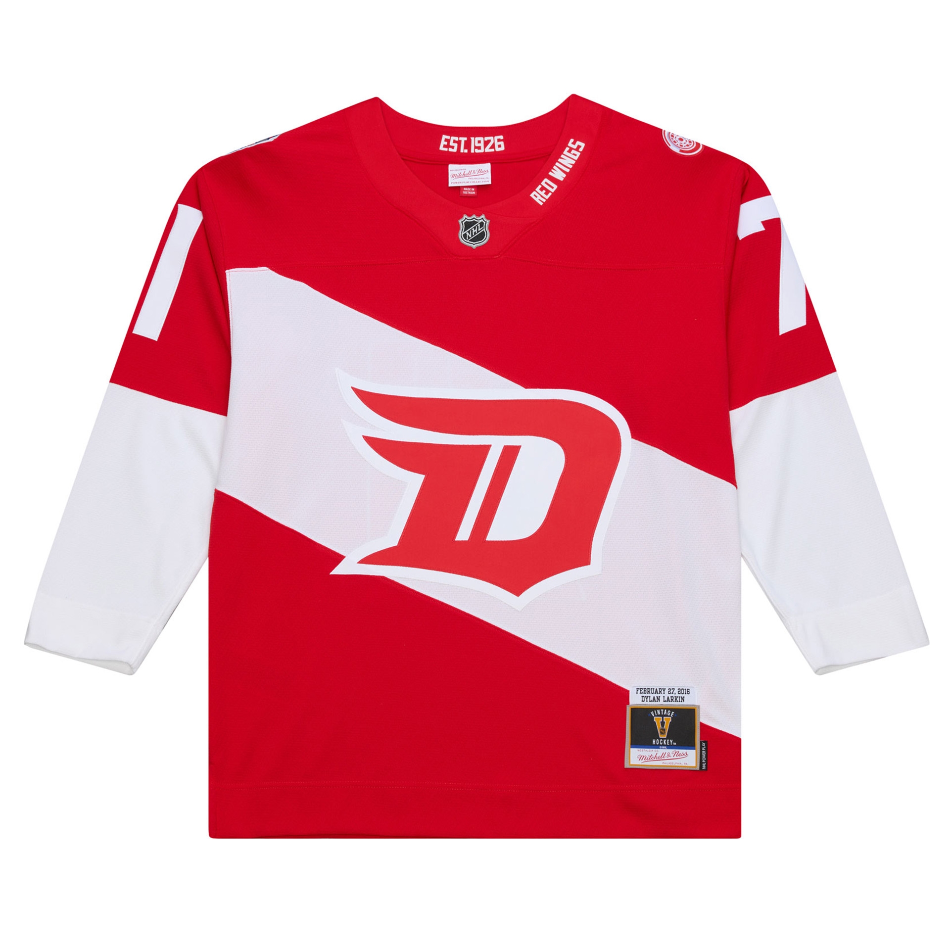 Dylan Larkin #71 Detroit Red Wings 2016 Stadium Series Premium Power Play NHL Trikot Rot