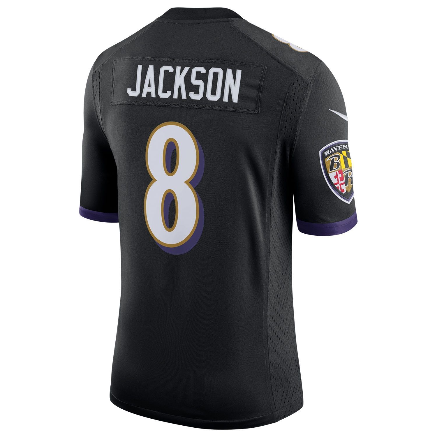 Nike Lamar Jackson #8 Baltimore Ravens GAME NFL Jersey Alternate