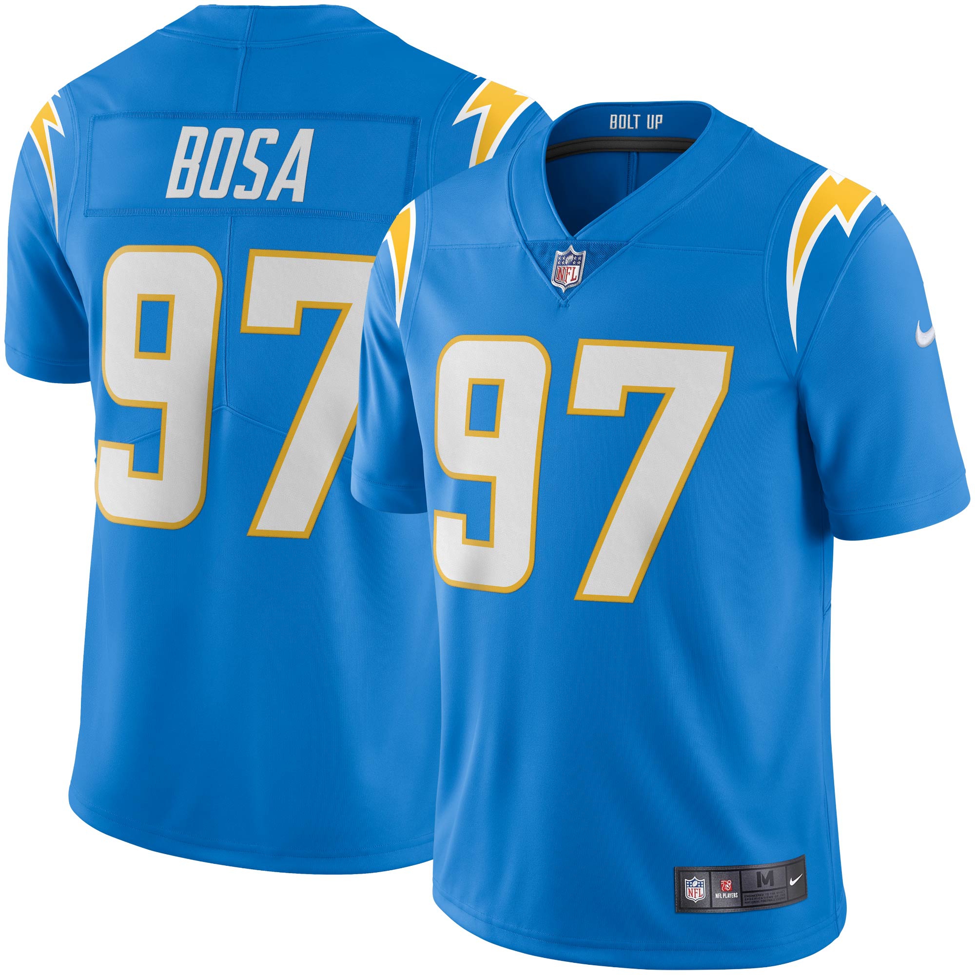 Joey Bosa #97 Los Angeles Chargers Nike Vapor Limited NFL Trikot Blau
