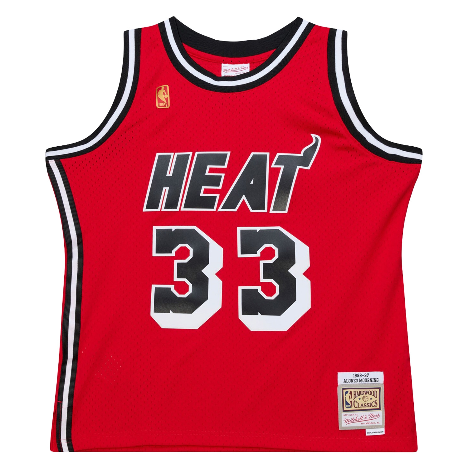 Mitchell & Ness Alonzo Mourning #33 Miami Heat 1996-97 Swingman
