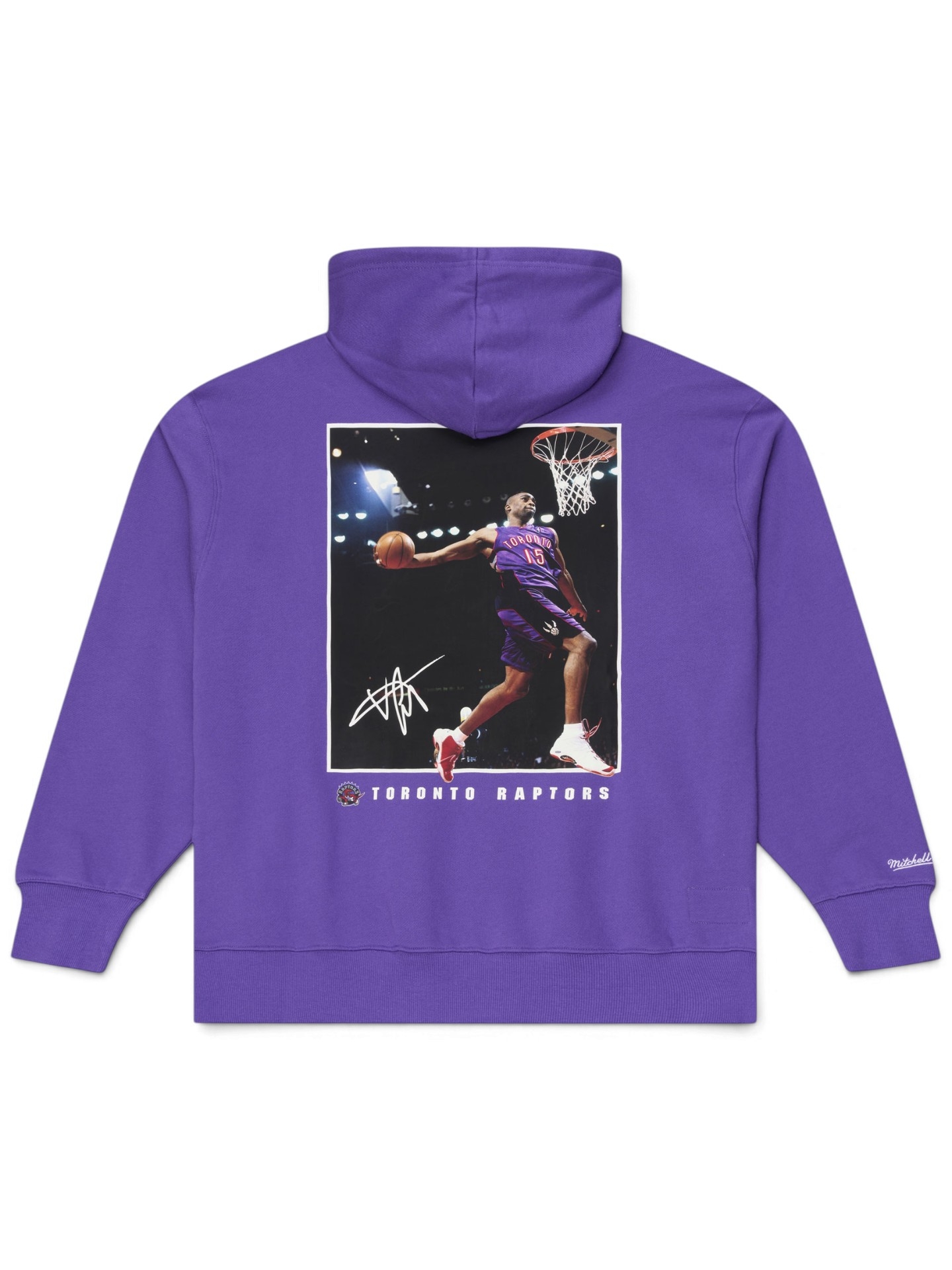 Vince Carter Toronto Raptors Player Photo NBA Hoodie Lila