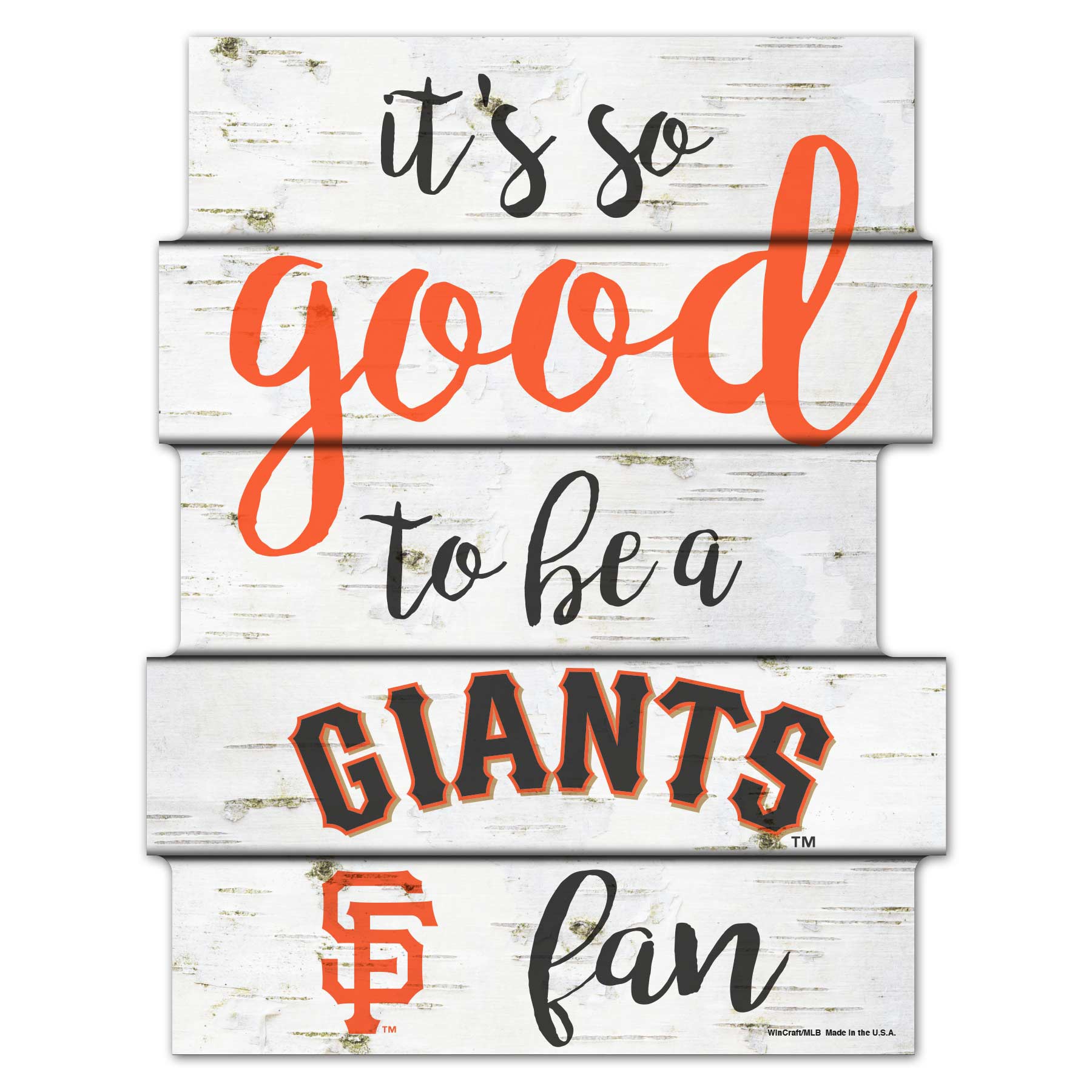 San Francisco Giants Birchwood MLB Wood Sign