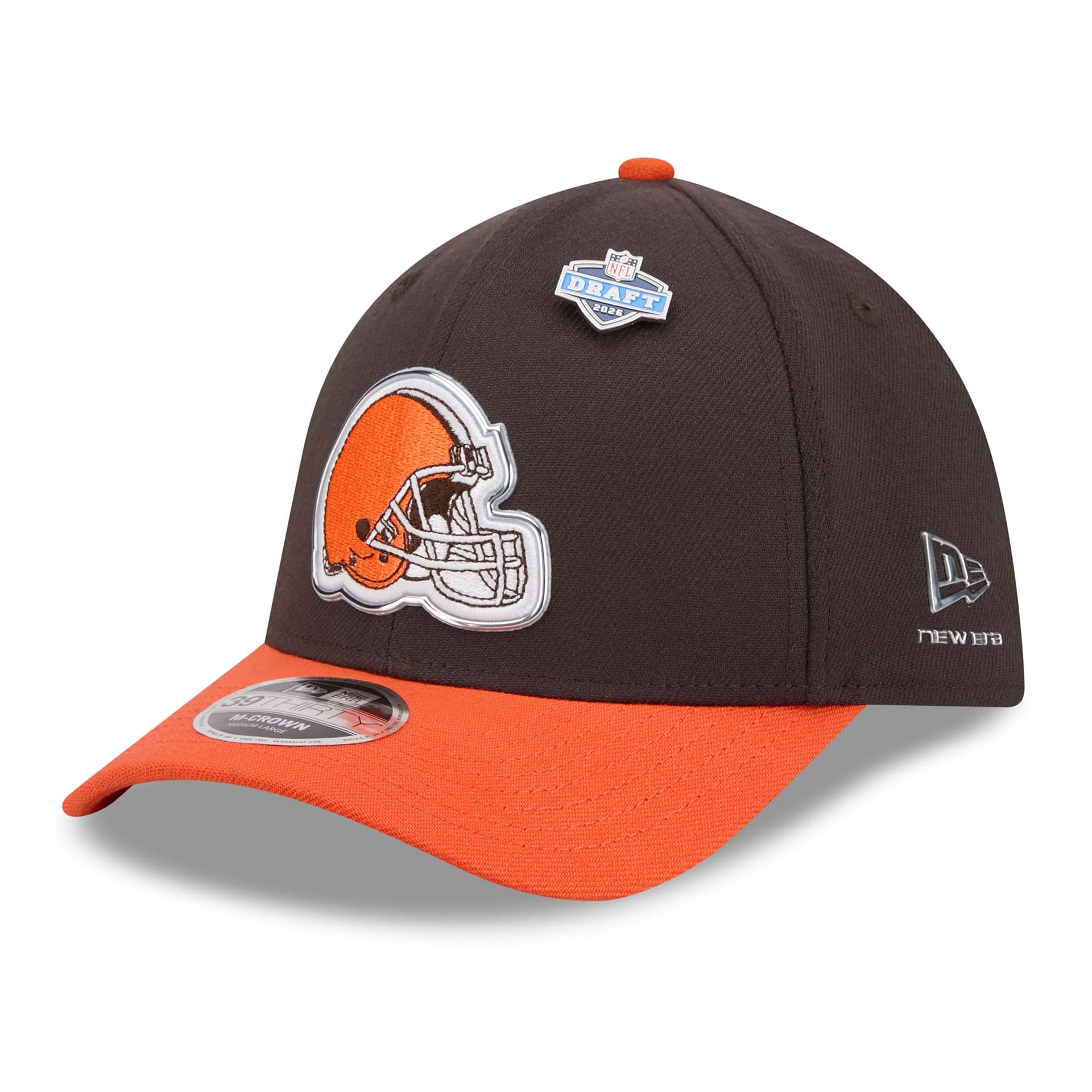 Cleveland Browns 2026 NFL Draft 39THIRTY M-Crown Flex Cap