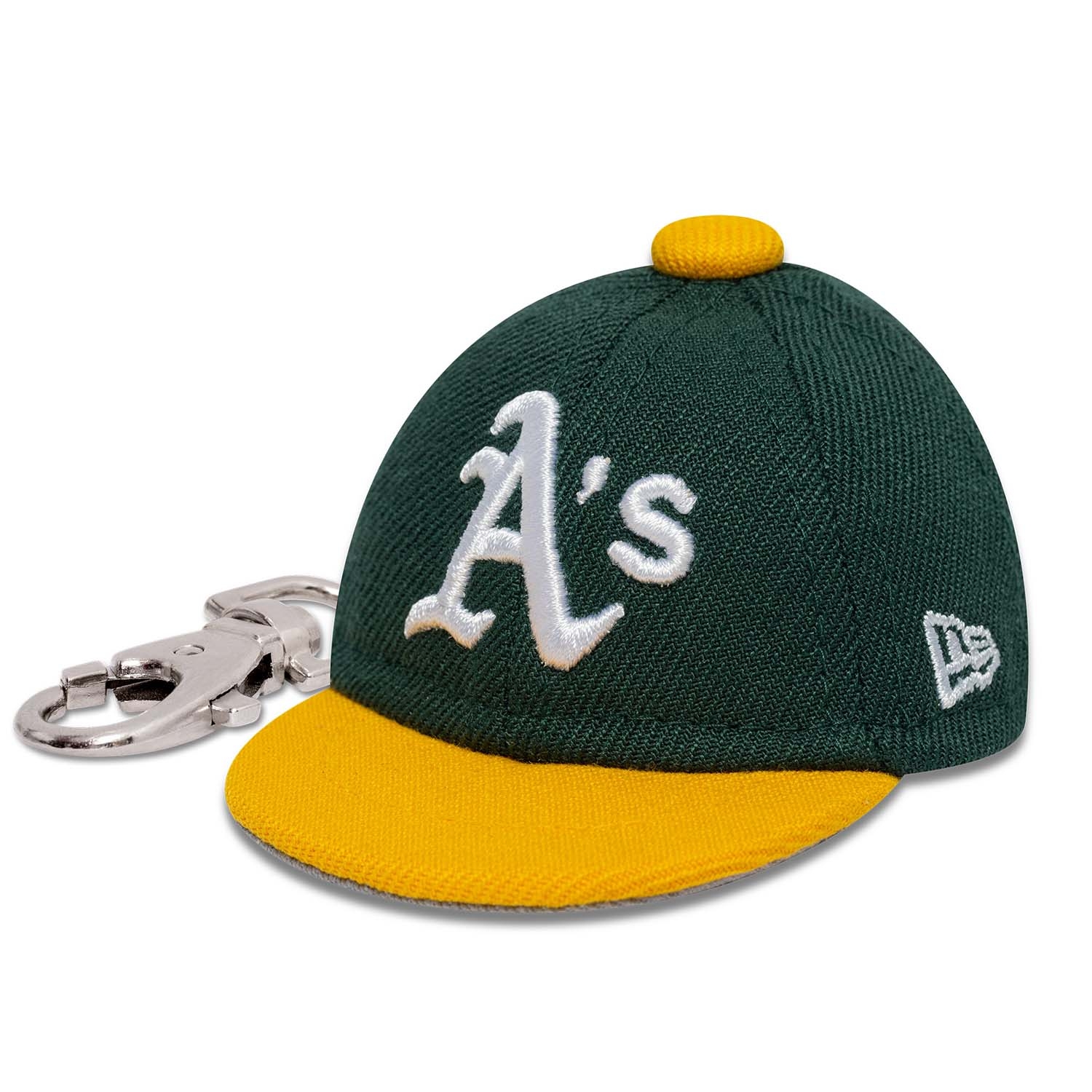 Athletics MLB Mini Cap Schlüsselanhänger Grün