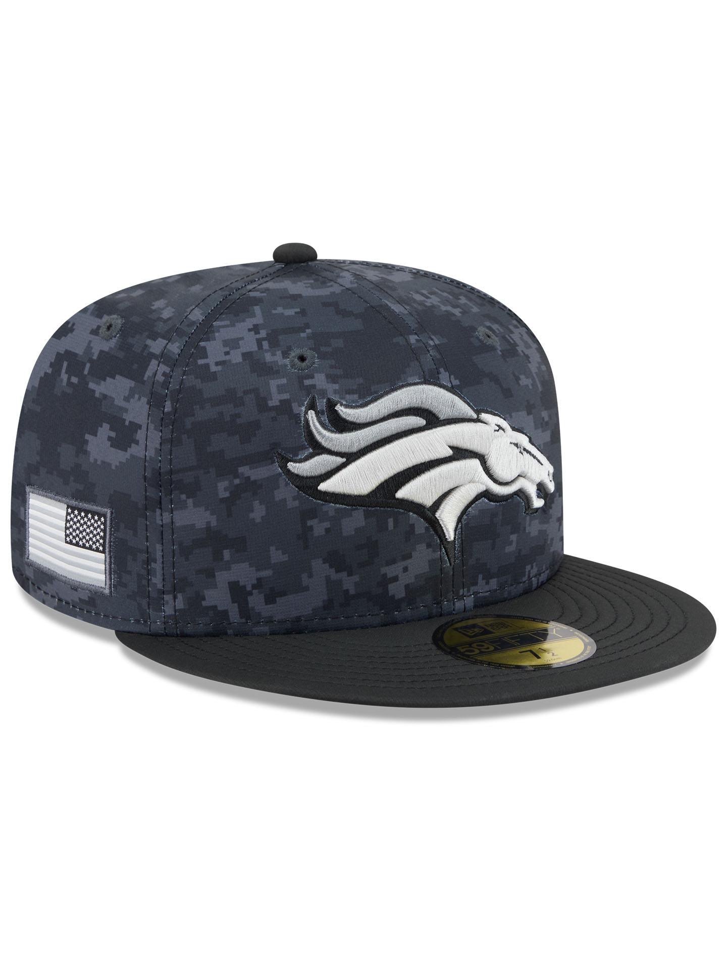 Denver Broncos 2026 NFL Salute to Service 59FIFTY Fitted Cap Black