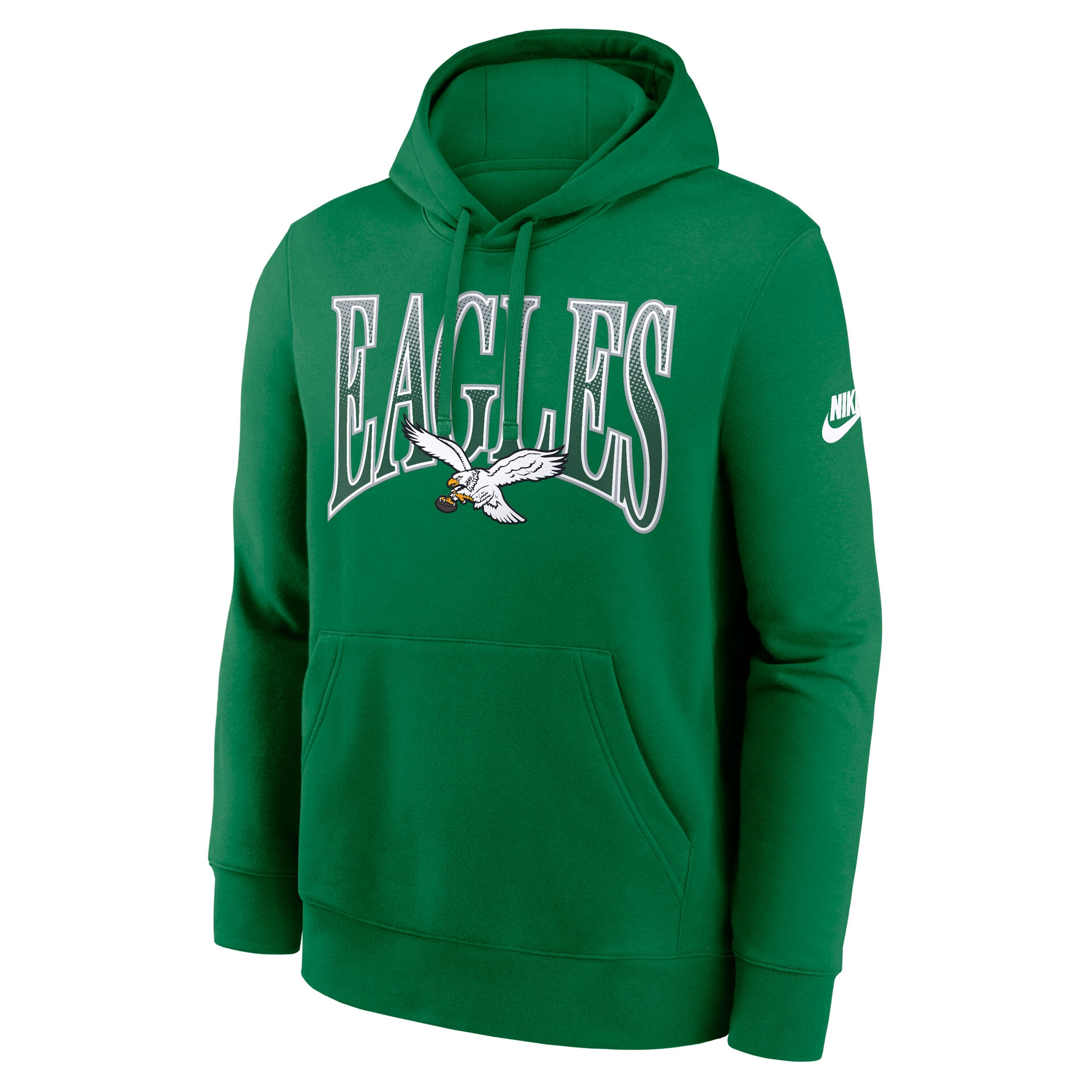 Philadelphia Eagles Throwback Full Blitz Club NFL Hoodie Grün