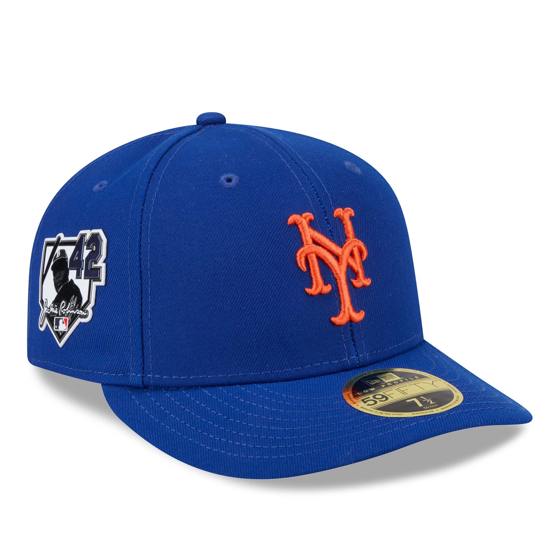 New York Mets 2026 Jackie Robinson Day Low Profile 59FIFTY Fitted Cap Blau