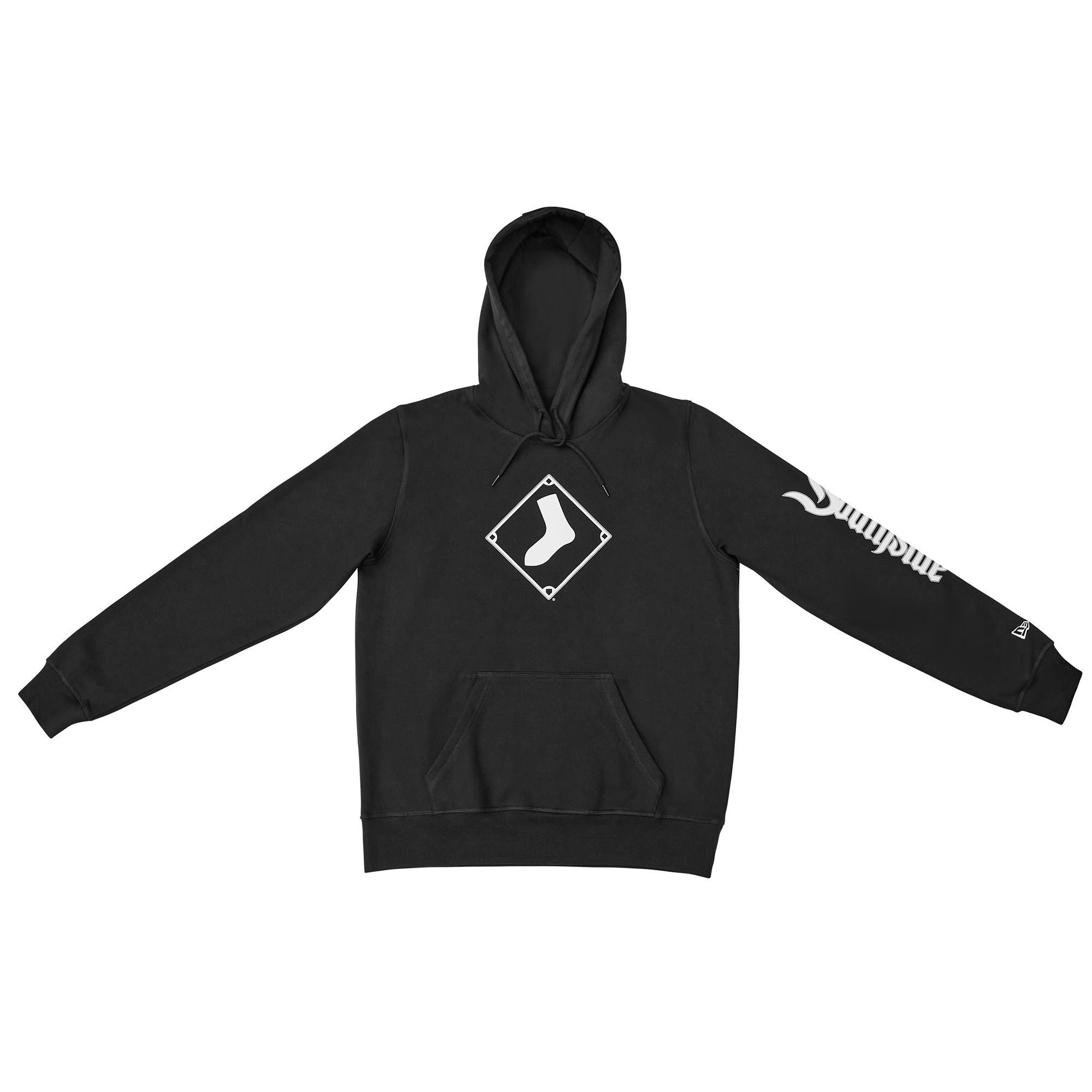 Chicago White Sox City Connect Logo New Era MLB Hoodie Schwarz