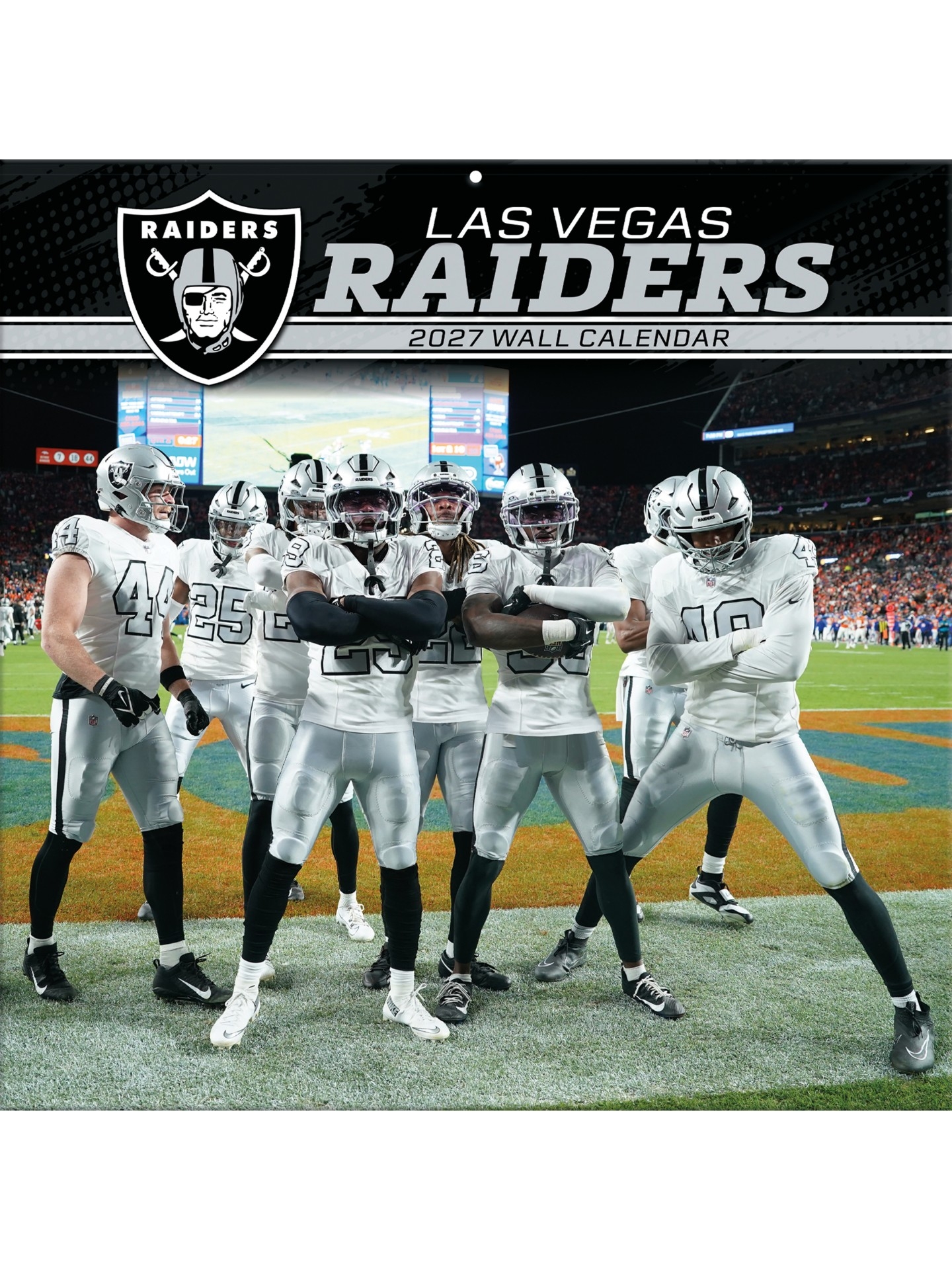 Las Vegas Raiders 2027 NFL Team Wandkalender