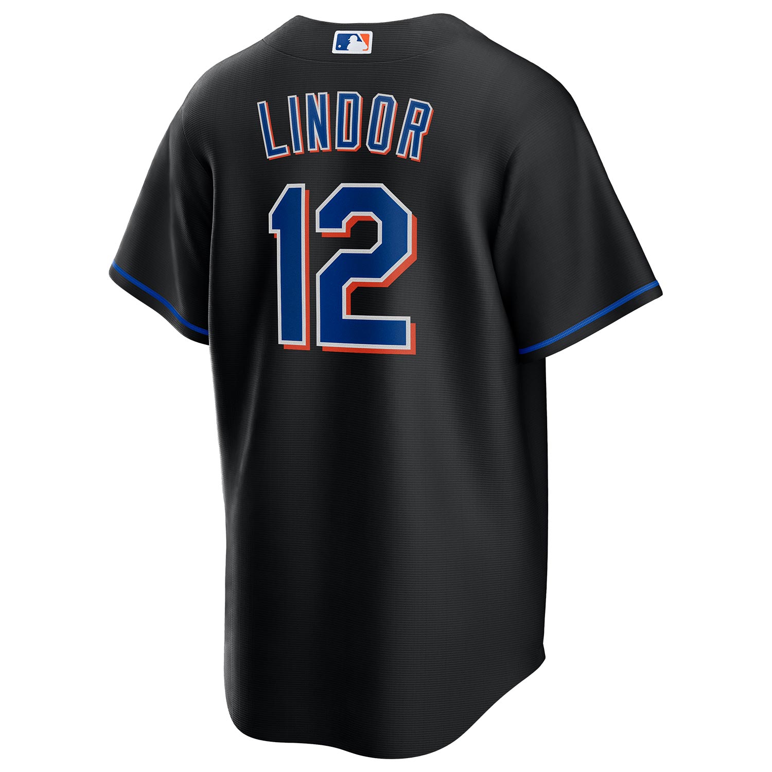 MLB New York Mets ユニフォーム ブラック　Oサイズ Nike Francisco Lindor #12 New York Mets Player Replica MLB Jersey