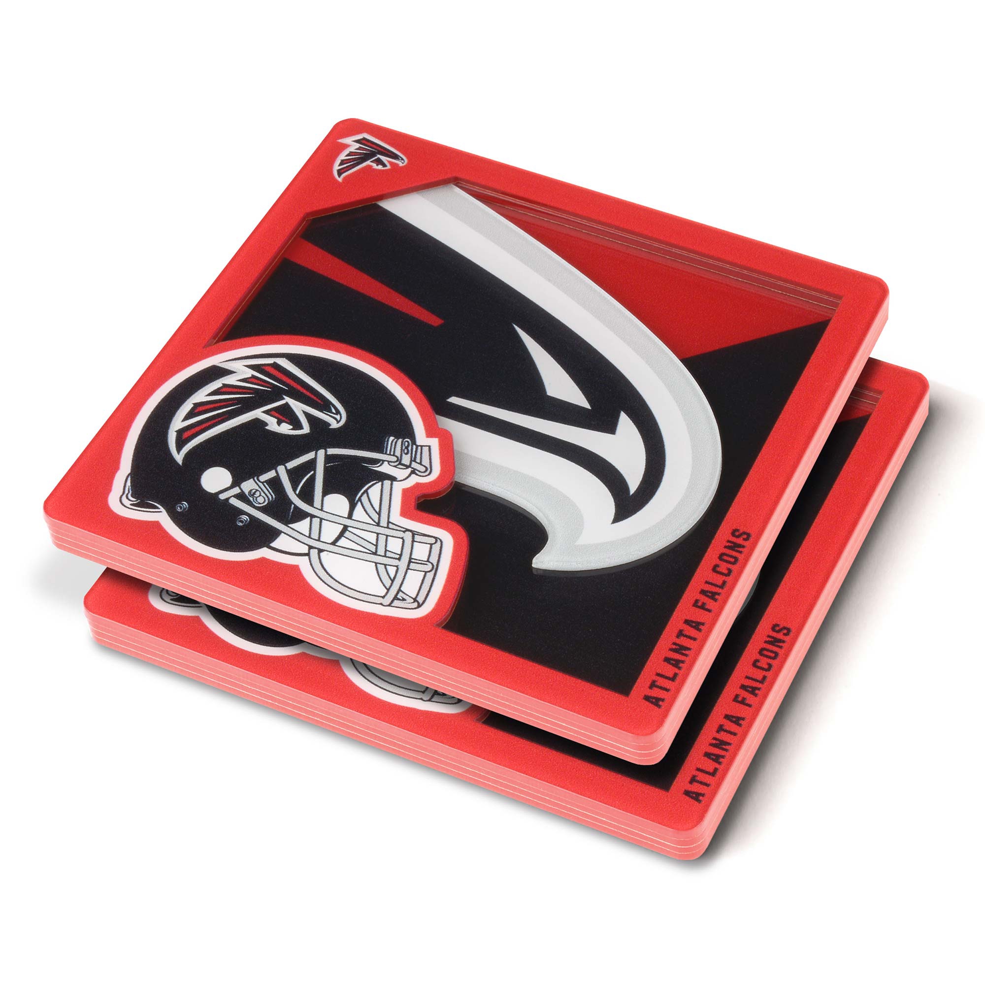 Atlanta Falcons 3D Logo NFL Untersetzer (2 Stück)