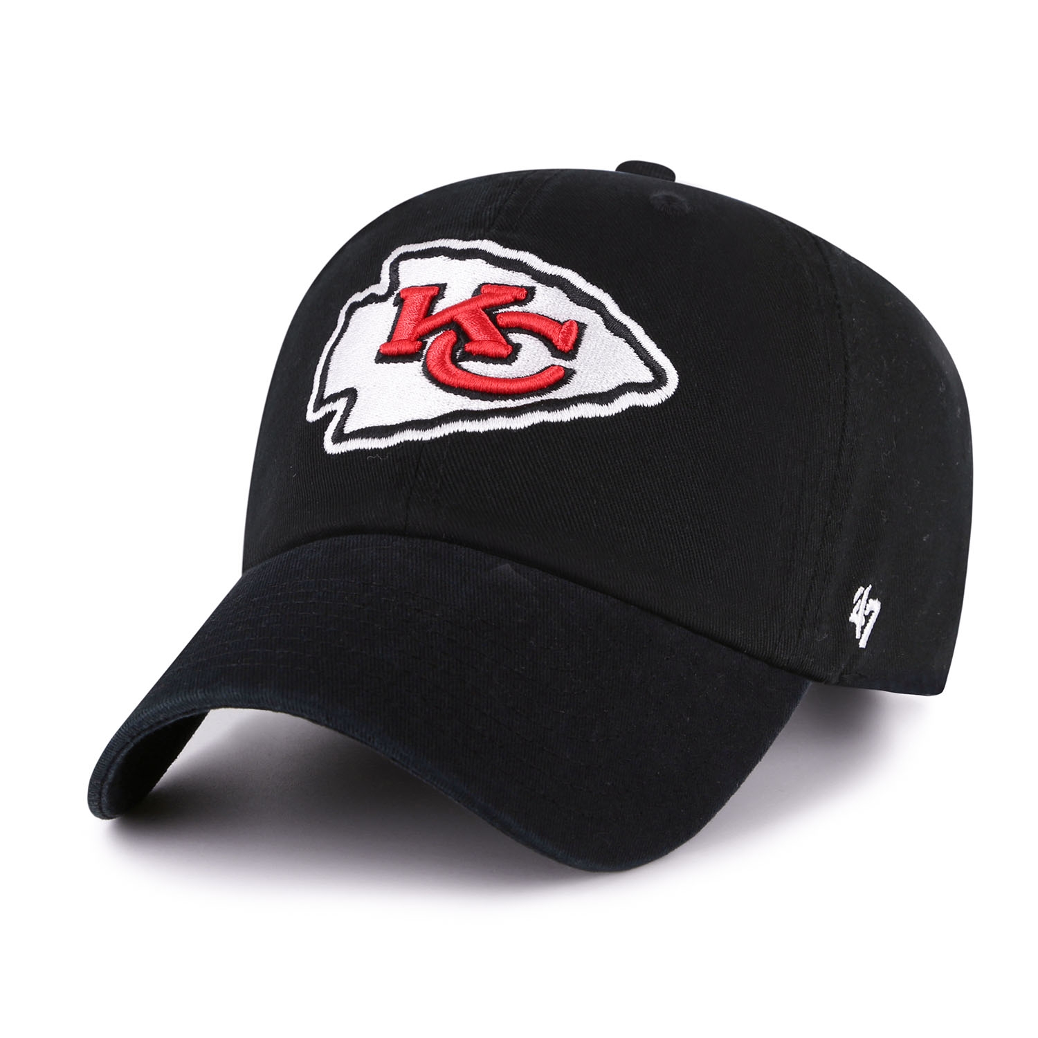 Kansas City Chiefs '47 Clean Up Adjustable NHL Cap Black