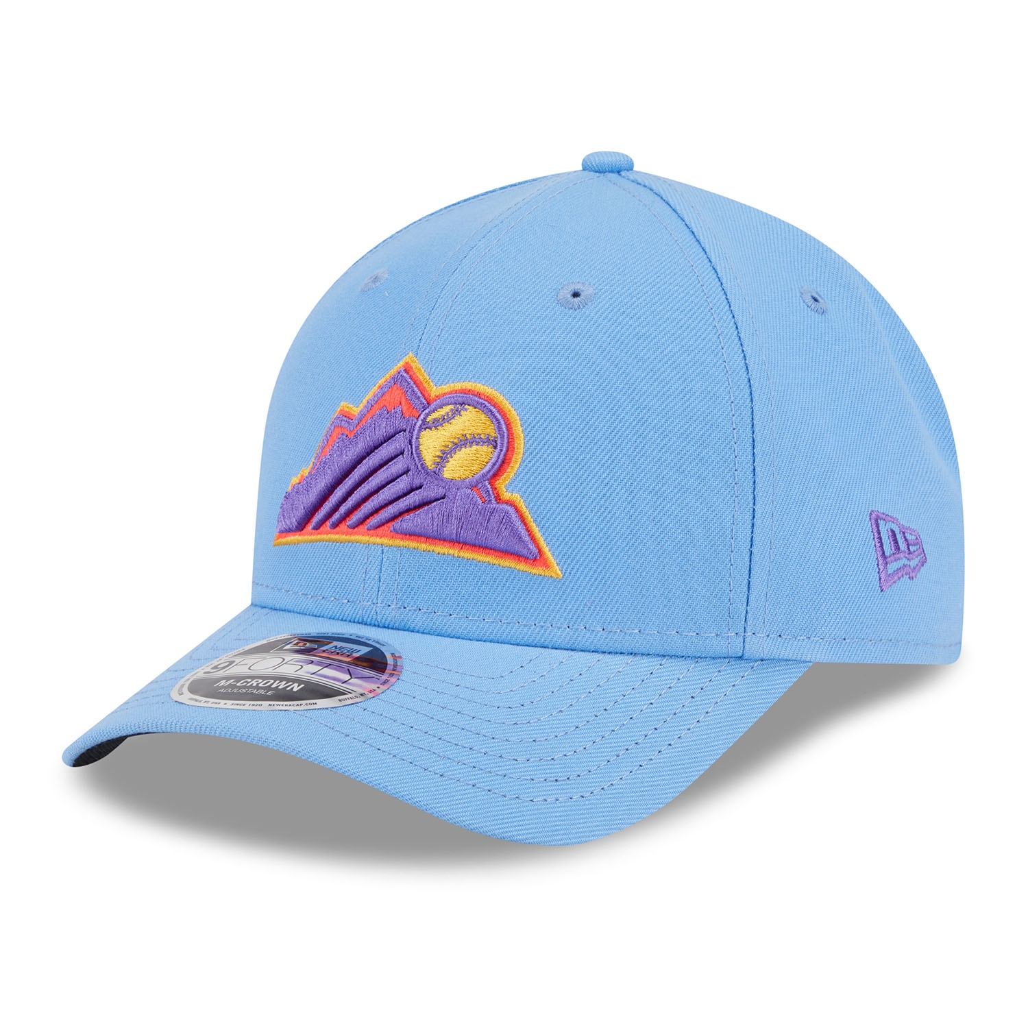 Colorado Rockies MLB City Connect 9FORTY M-Crown Snapback Cap Blau