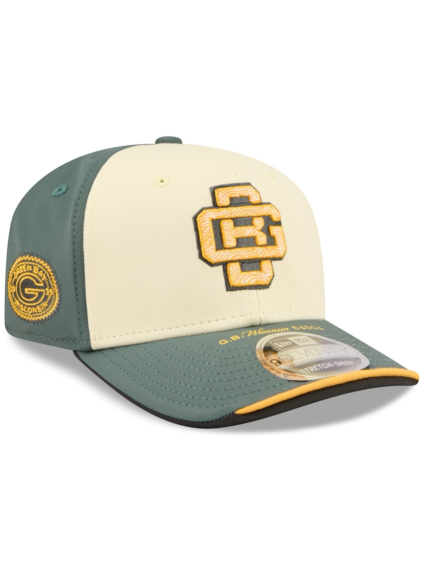 Green Bay Packers 2026 NFL Rivalries Sideline 9SEVENTY Stretch-Snap Cap