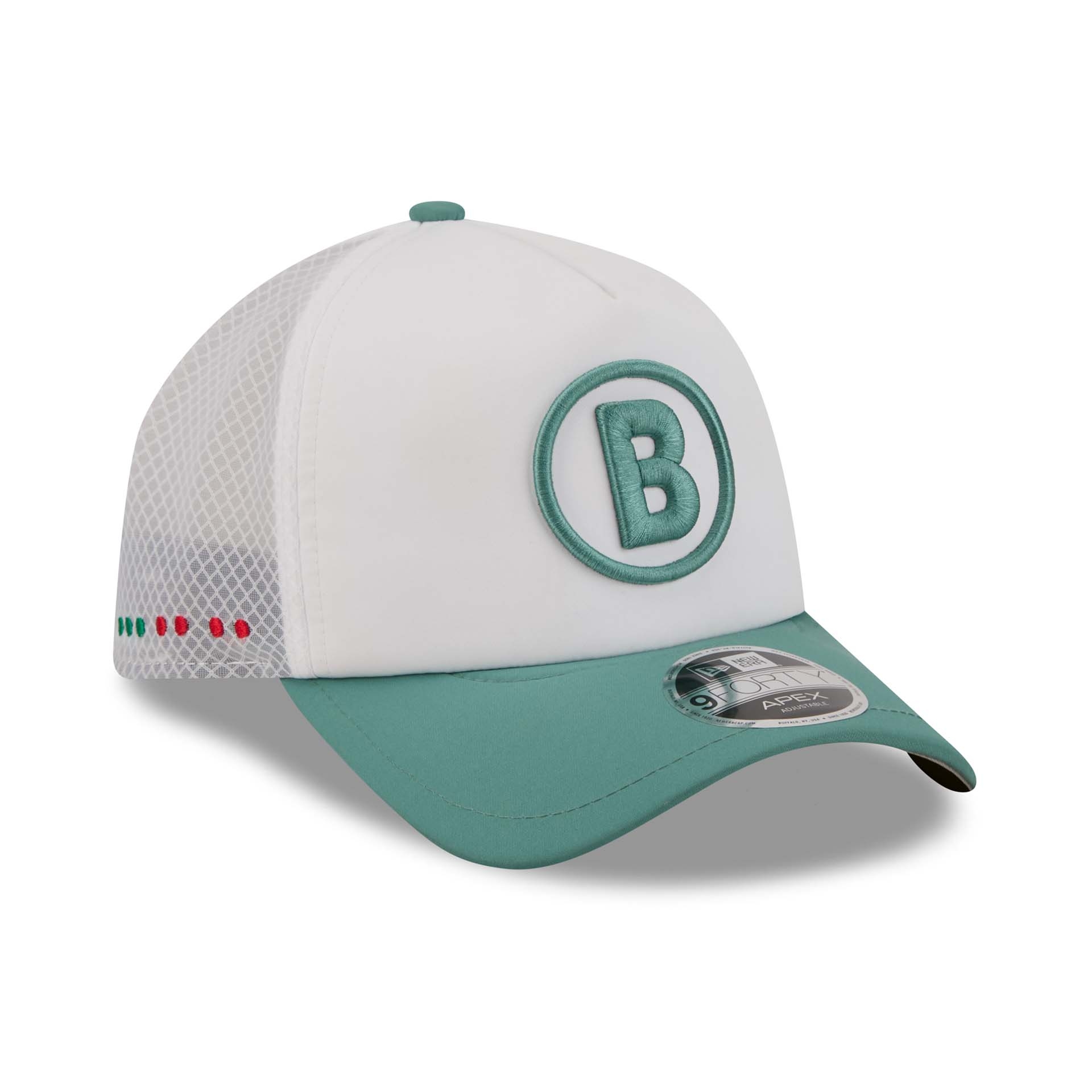 Boston Red Sox 2026 MLB City Connect 9FORTY APEX Trucker Cap Weiß