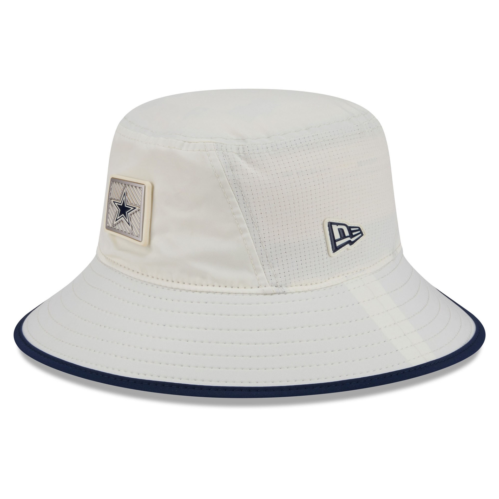 Dallas Cowboys 2026 NFL Training Camp Stretch Bucket Hat Cream/Navy
