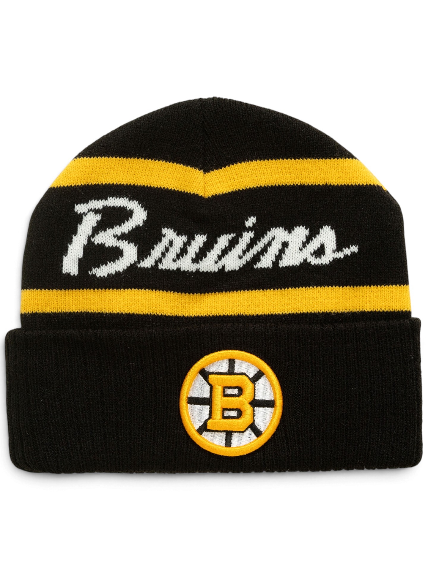 Boston Bruins NHL Head Coach Wintermütze Gelb