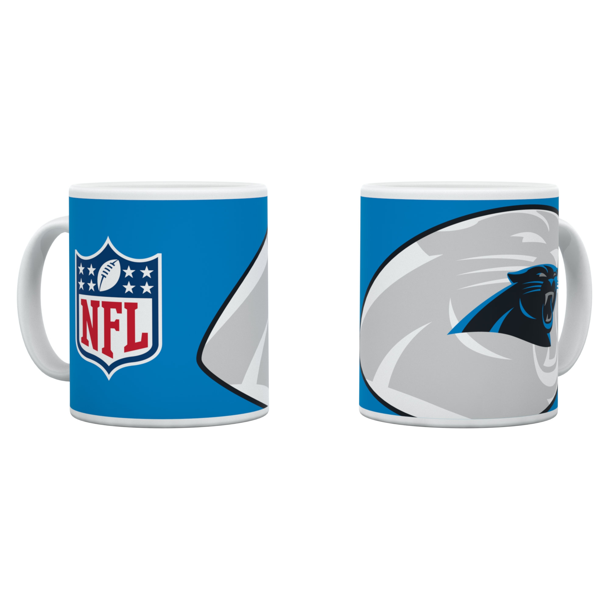 Carolina Panthers Shadow Logo & Shield NFL Becher (330 ml)