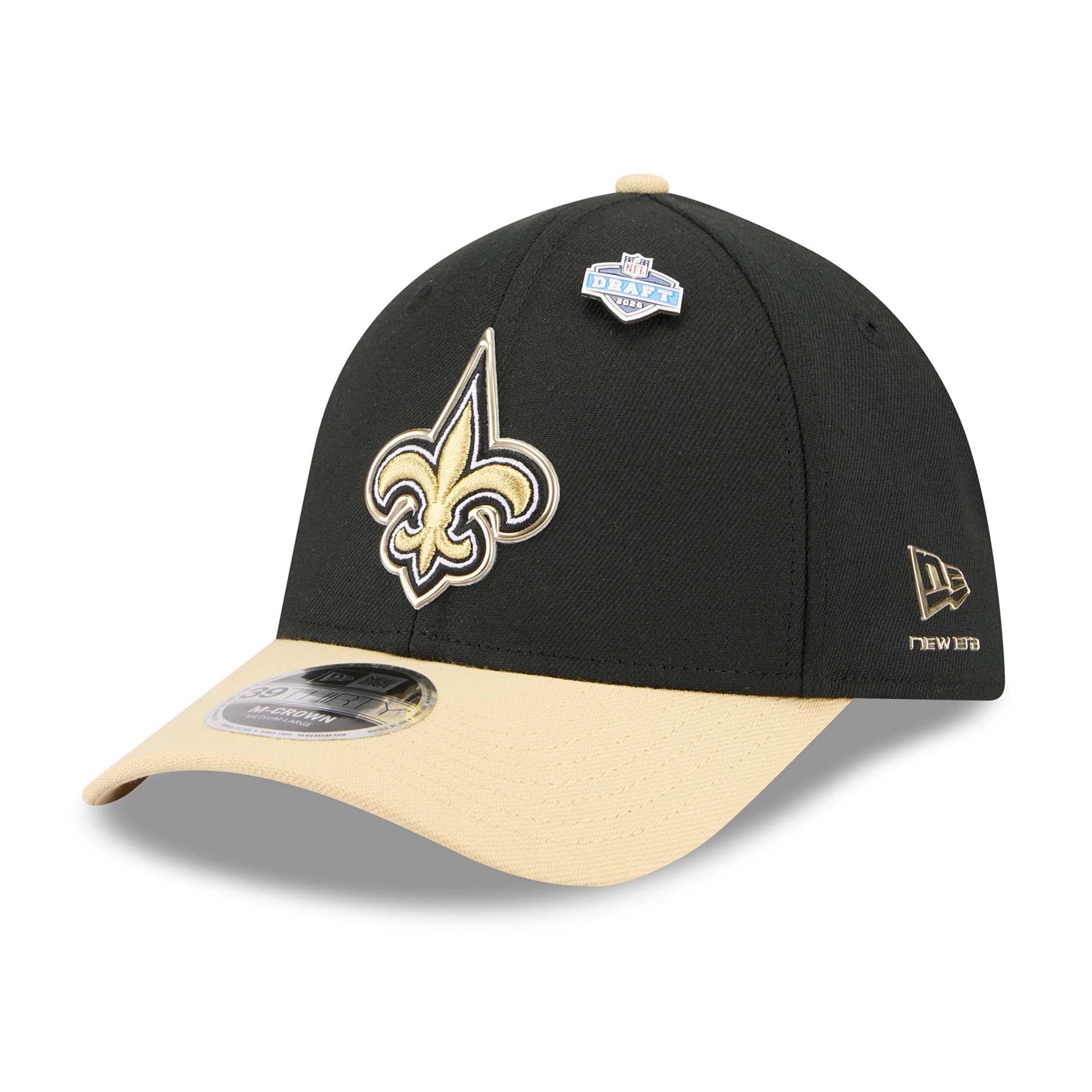 New Orleans Saints 2026 NFL Draft 39THIRTY M-Crown Flex Cap