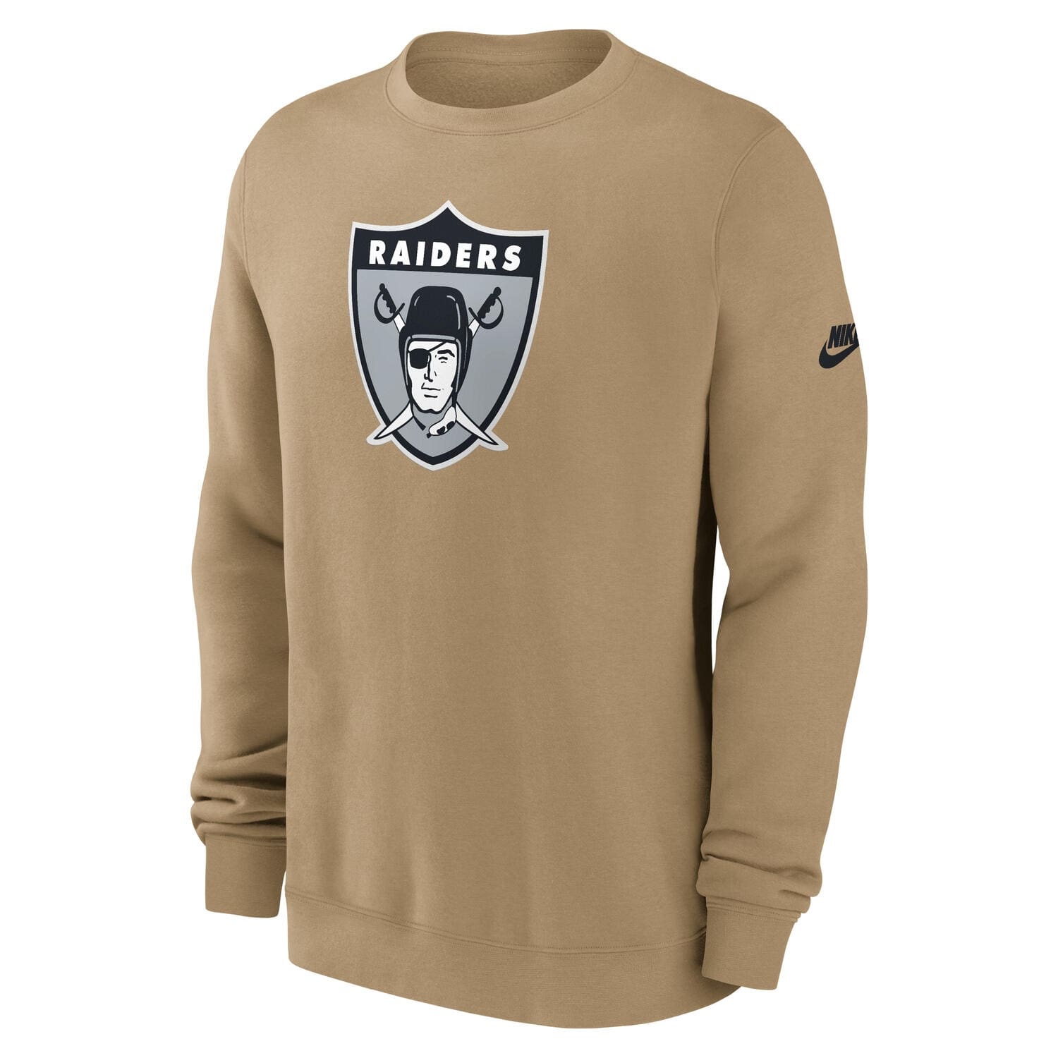 Las Vegas Raiders Swing Pass NFL Rewind Club Crew Beige