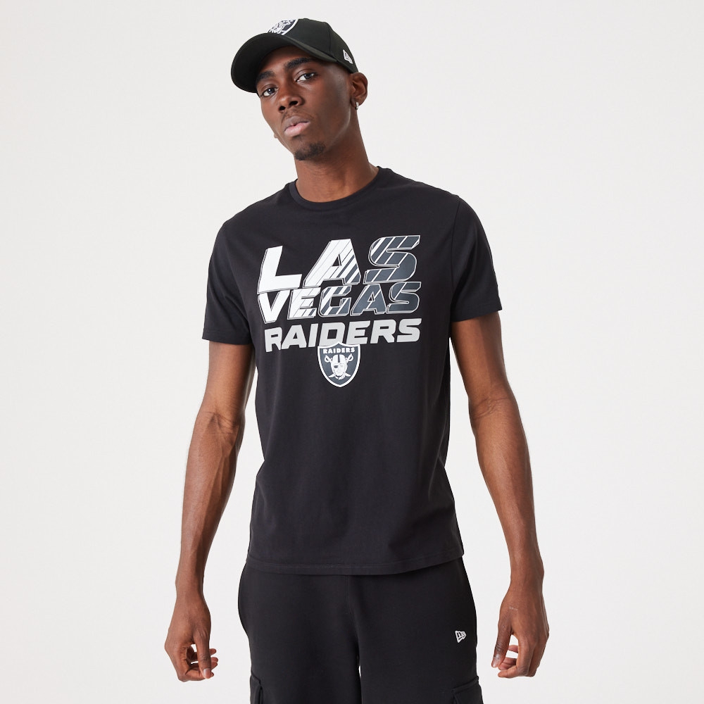 Las Vegas Raiders Gradient New Era NFL T-Shirt Schwarz