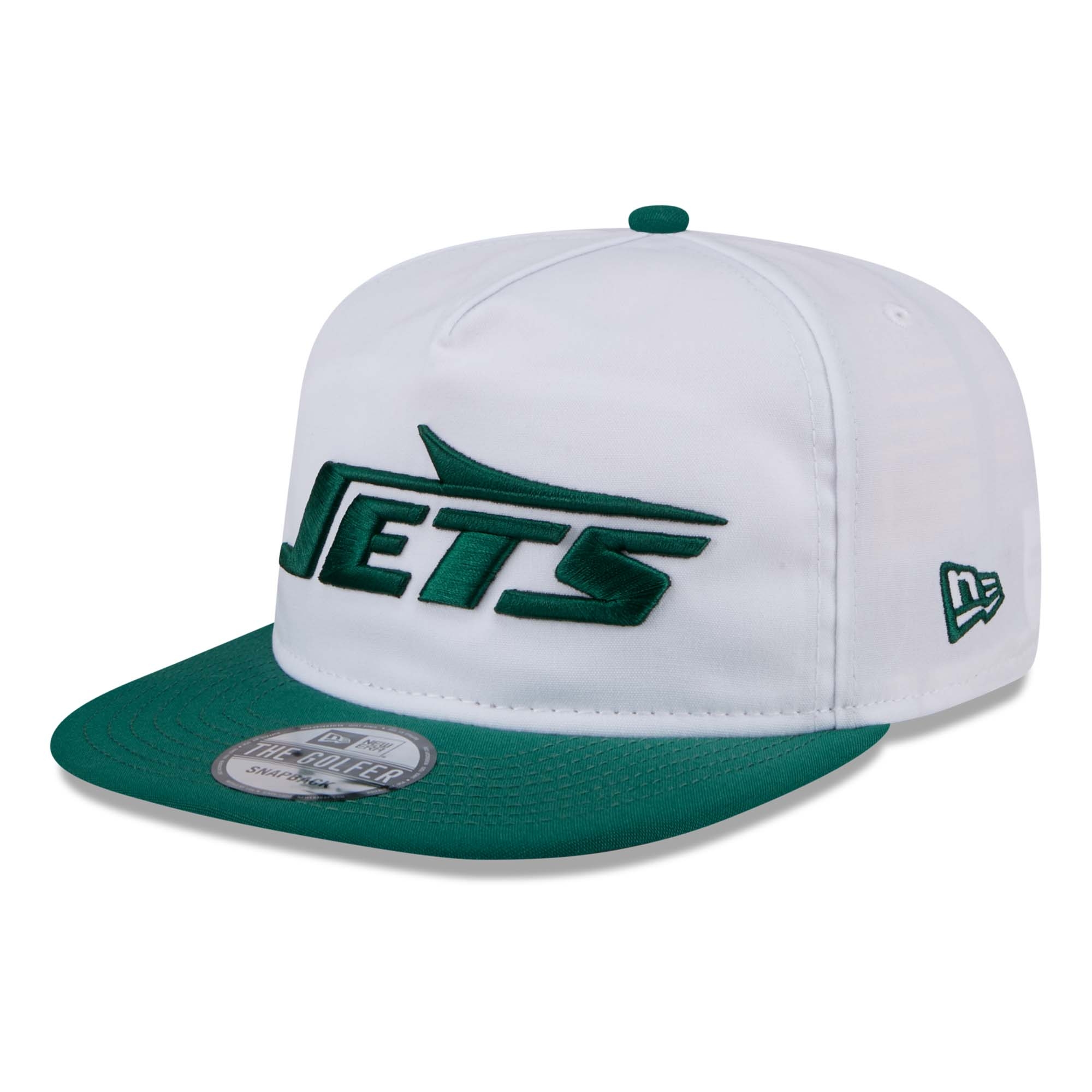 New York Jets 2024 NFL Training Camp New Era Golfer Snapback Cap Weiß