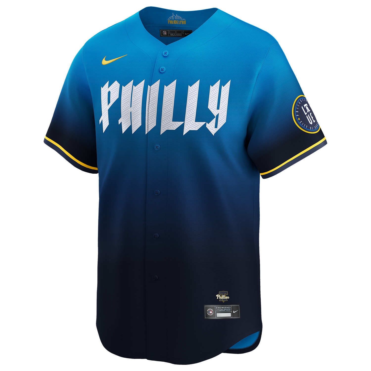 Philadelphia Phillies Nike Limited City Connect MLB Trikot Blau