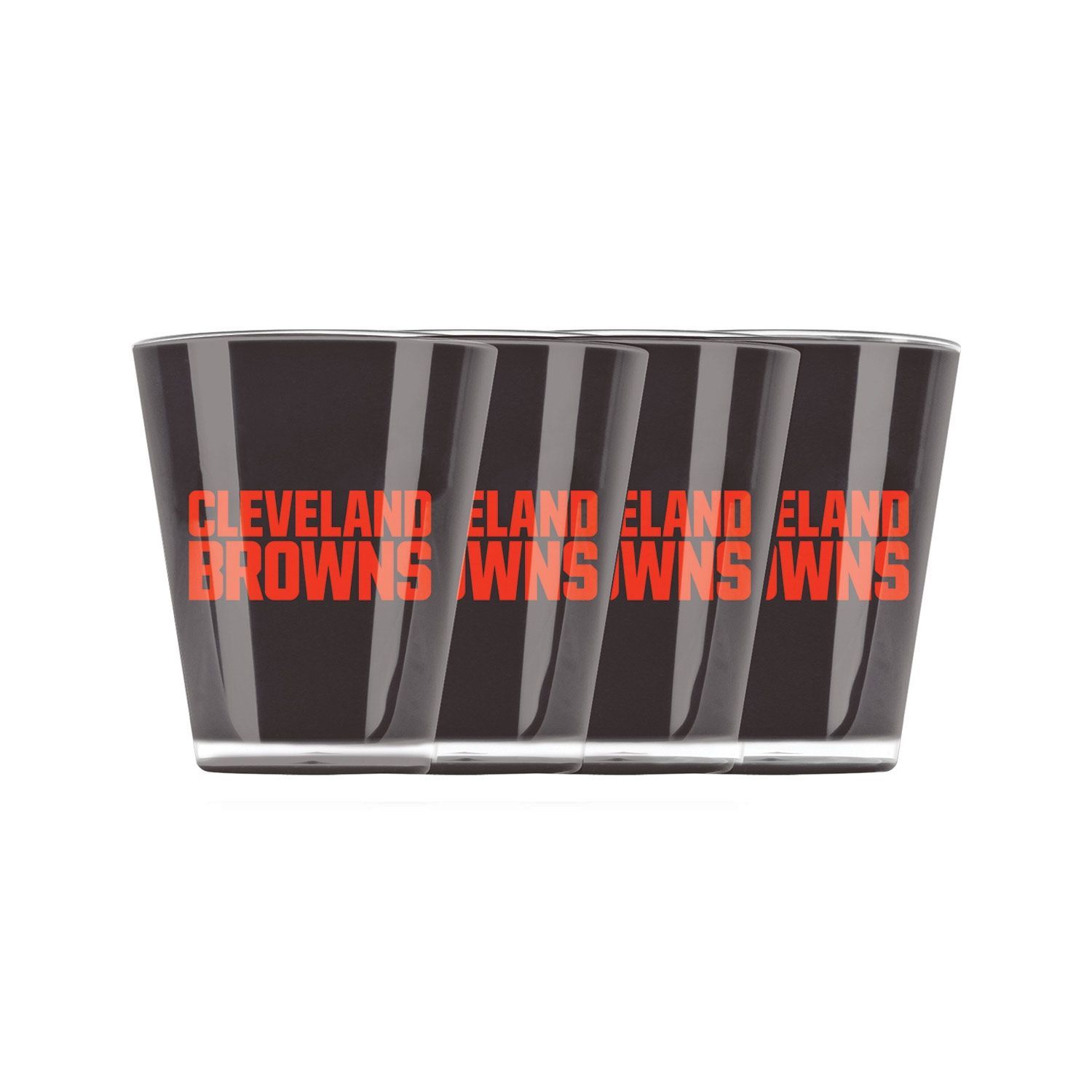 Cleveland Browns NFL Insulated Acryl Schnapsgläser Set (4 Stück)