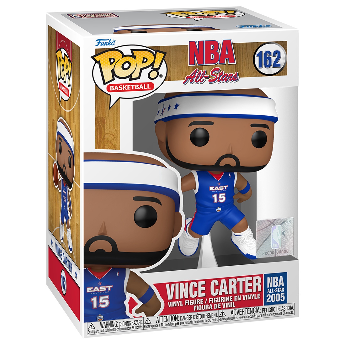 Funko POP! #162 Vince Carter New Jersey Nets 2005 NBA All-Star NBA Figur