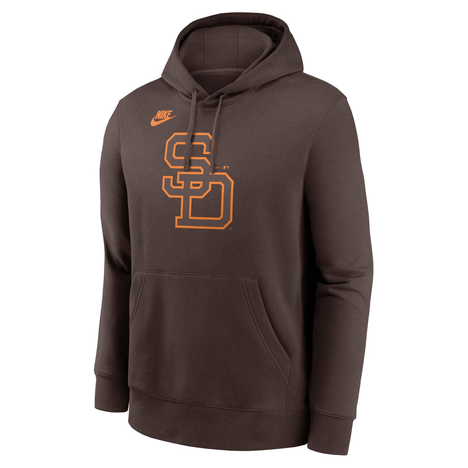 San Diego Padres 1969 Cooperstown Club MLB Hoodie Braun