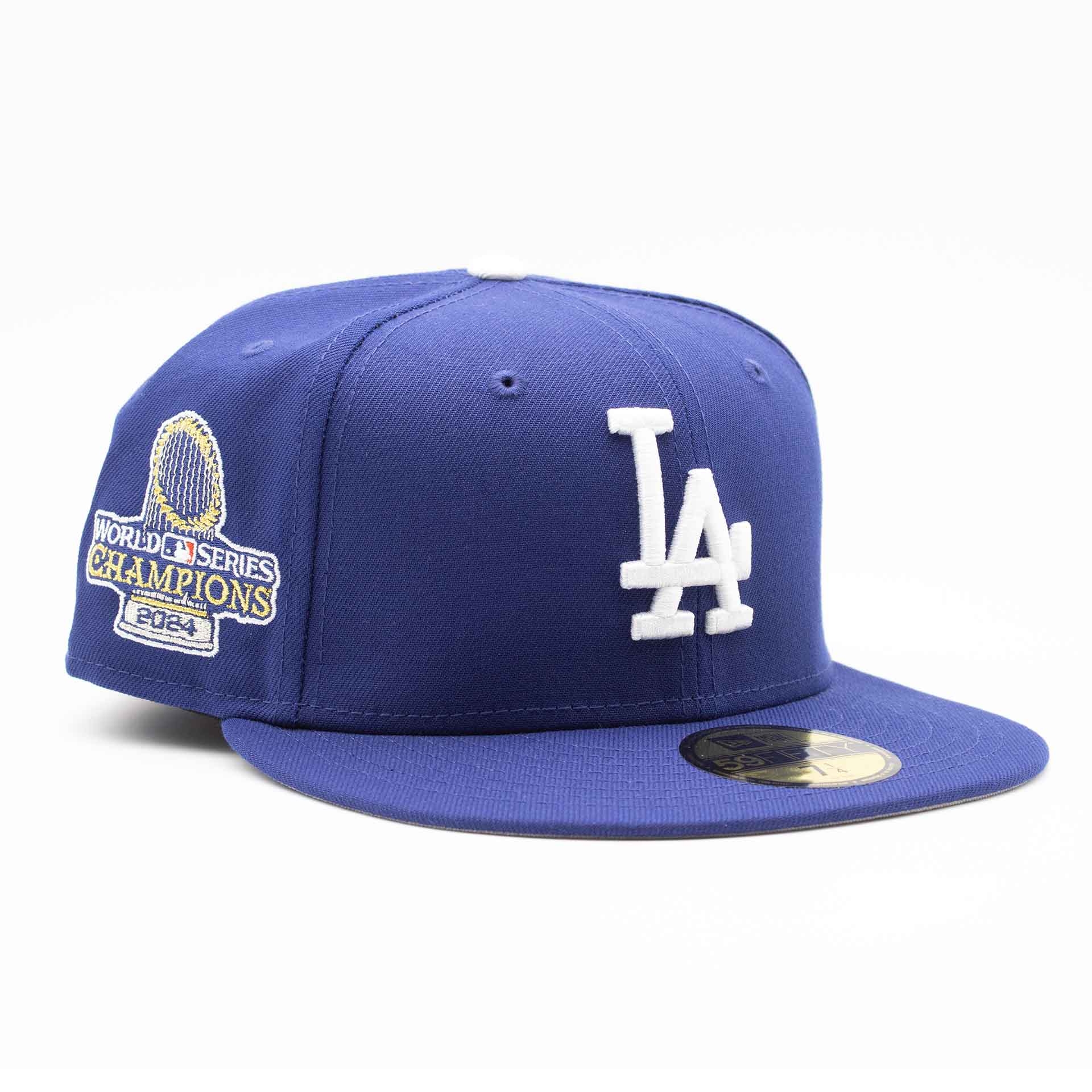 Los Angeles Dodgers 2024 World Series Champions 59FIFTY Fitted MLB Cap Blau