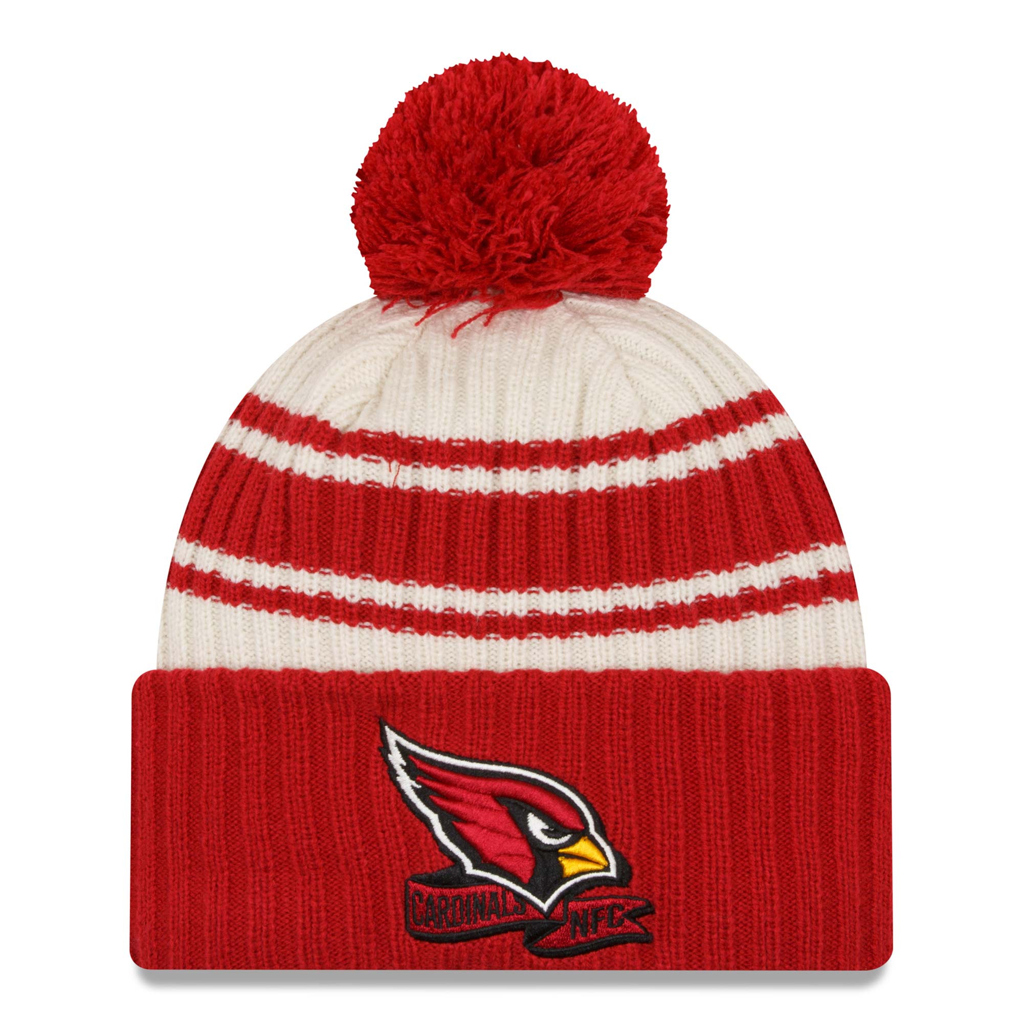 Arizona Cardinals Official 2022 NFL Sideline New Era Sport Knit Wintermütze