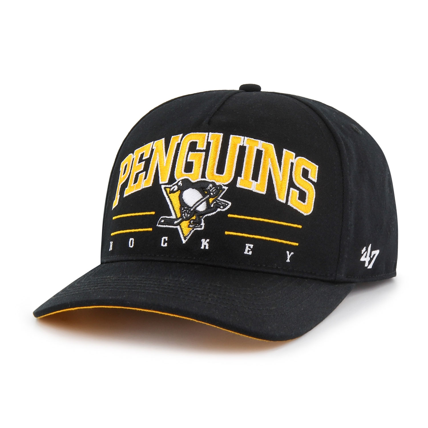 Pittsburgh Penguins Hitch Roscoe '47 Adjustable NHL Cap Schwarz