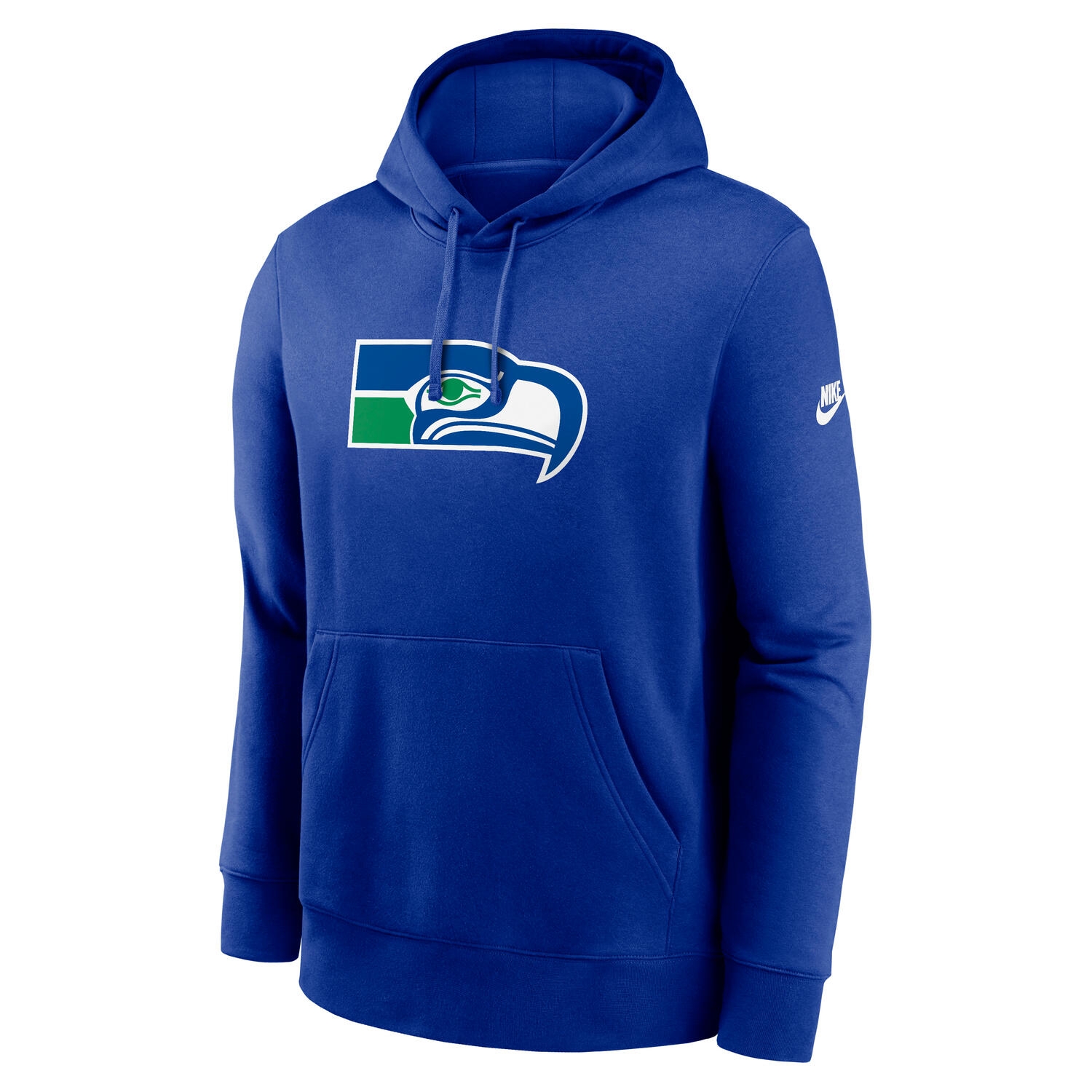 Seattle Seahawks Throwback Nike Club NFL Hoodie Blau