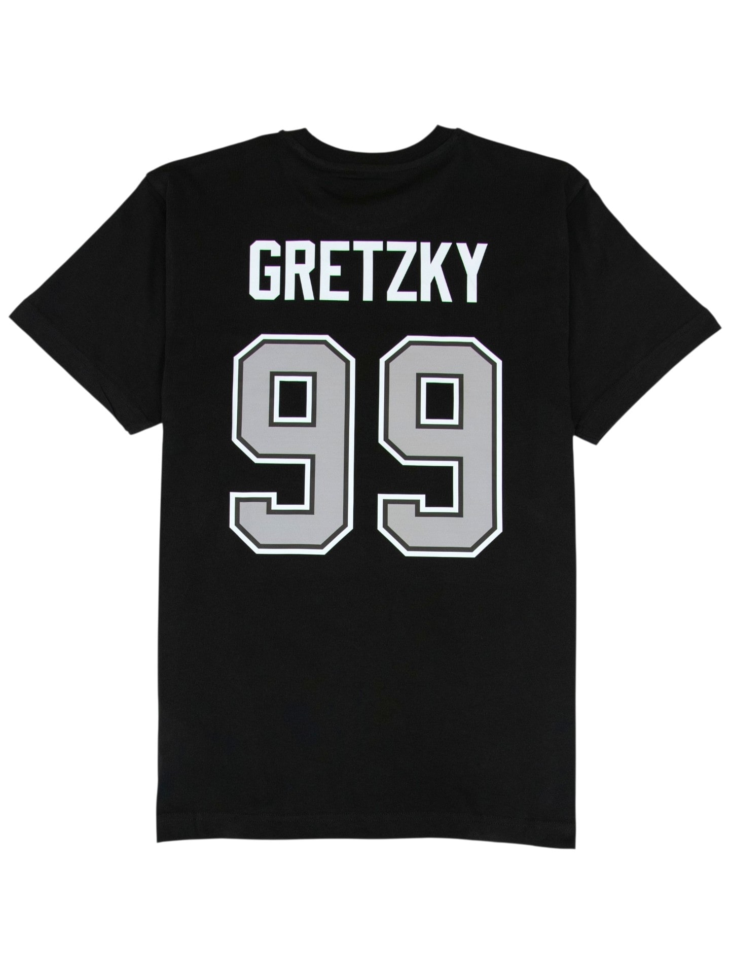 Wayne Gretzky #99 Los Angeles Kings Wordmark Player NHL T-Shirt Schwarz
