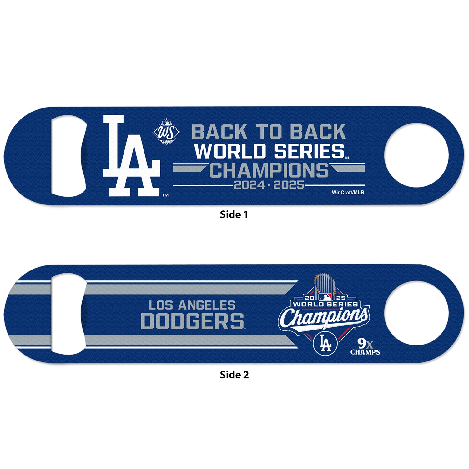 Los Angeles Dodgers 2025 World Series Champions Metall Flaschenöffner