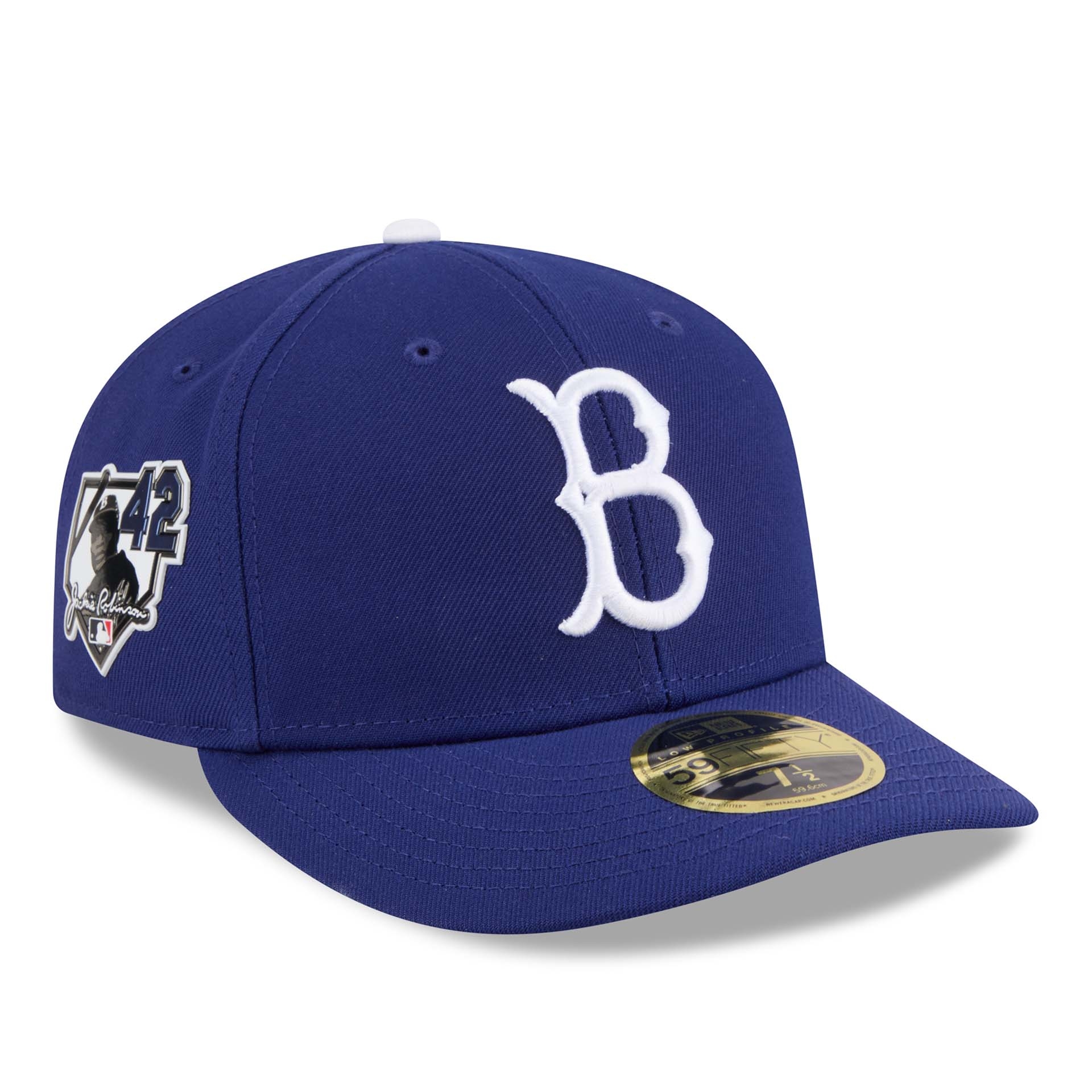 Brooklyn Dodgers 2026 Jackie Robinson Day Low Profile 59FIFTY Fitted Cap Blau