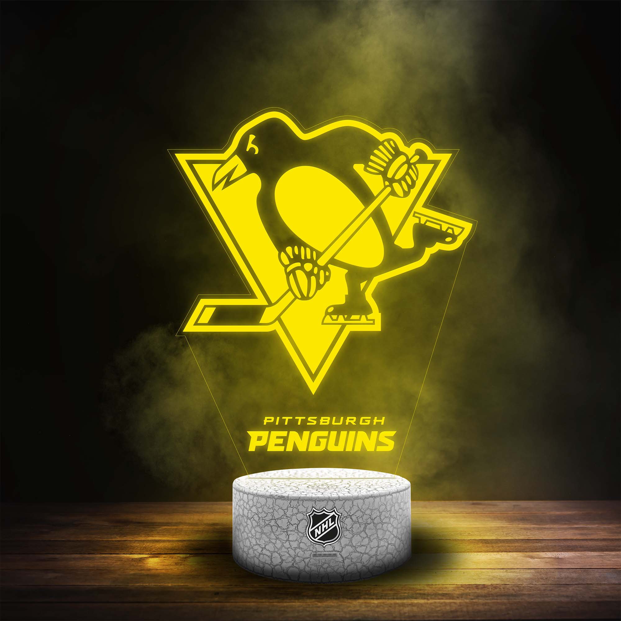 Pittsburgh Penguins NHL Team Logo LED Sign