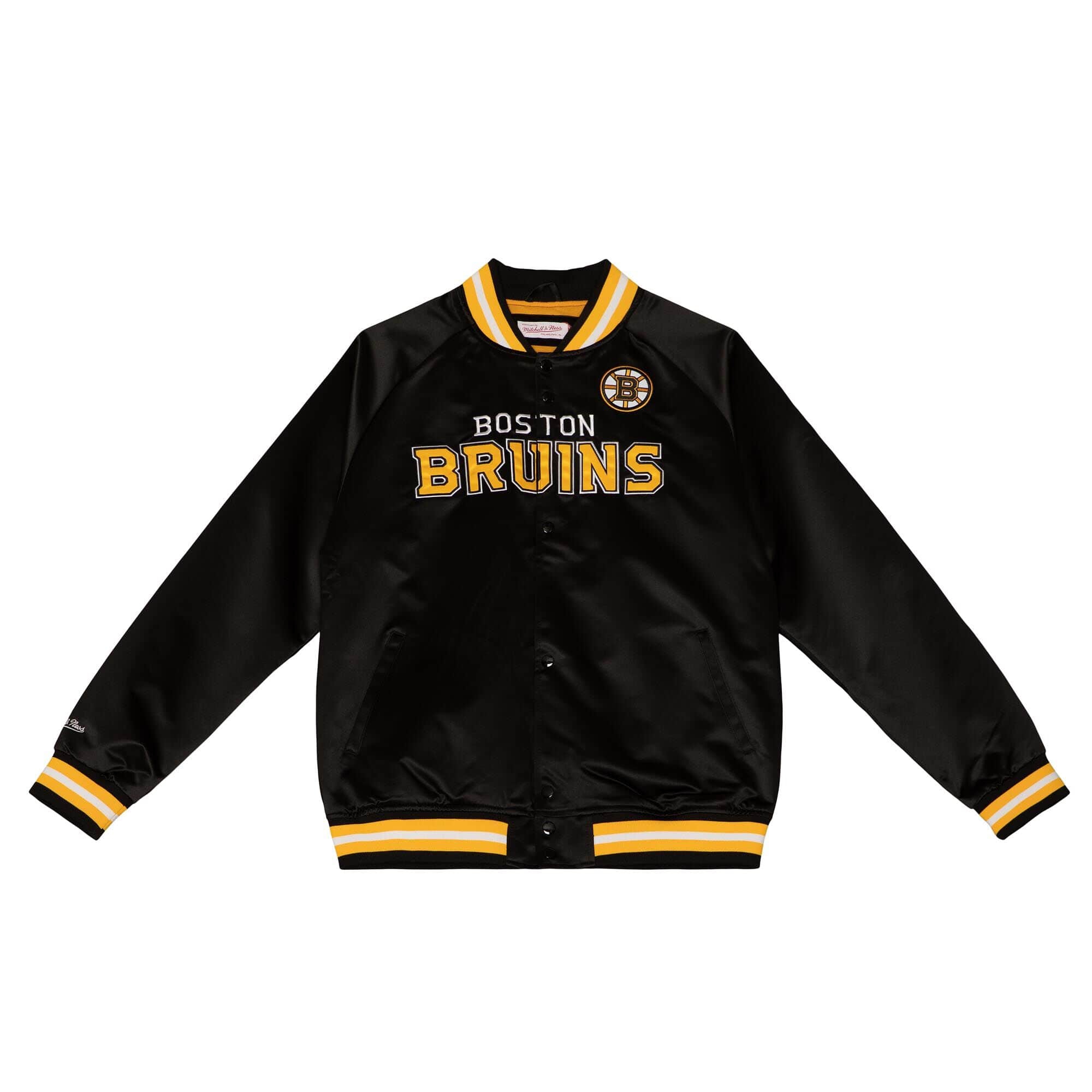 Boston Bruins Mitchell & Ness Lightweight Satin NHL Jacke