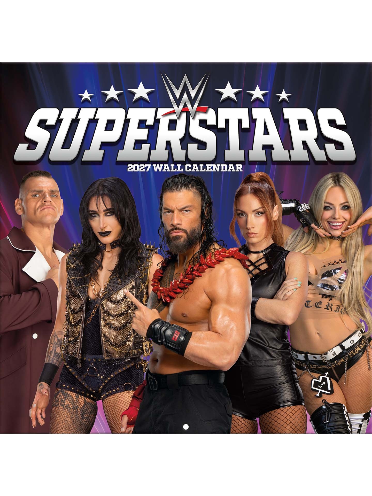 WWE Wrestling Superstars 2027 Wall Calendar