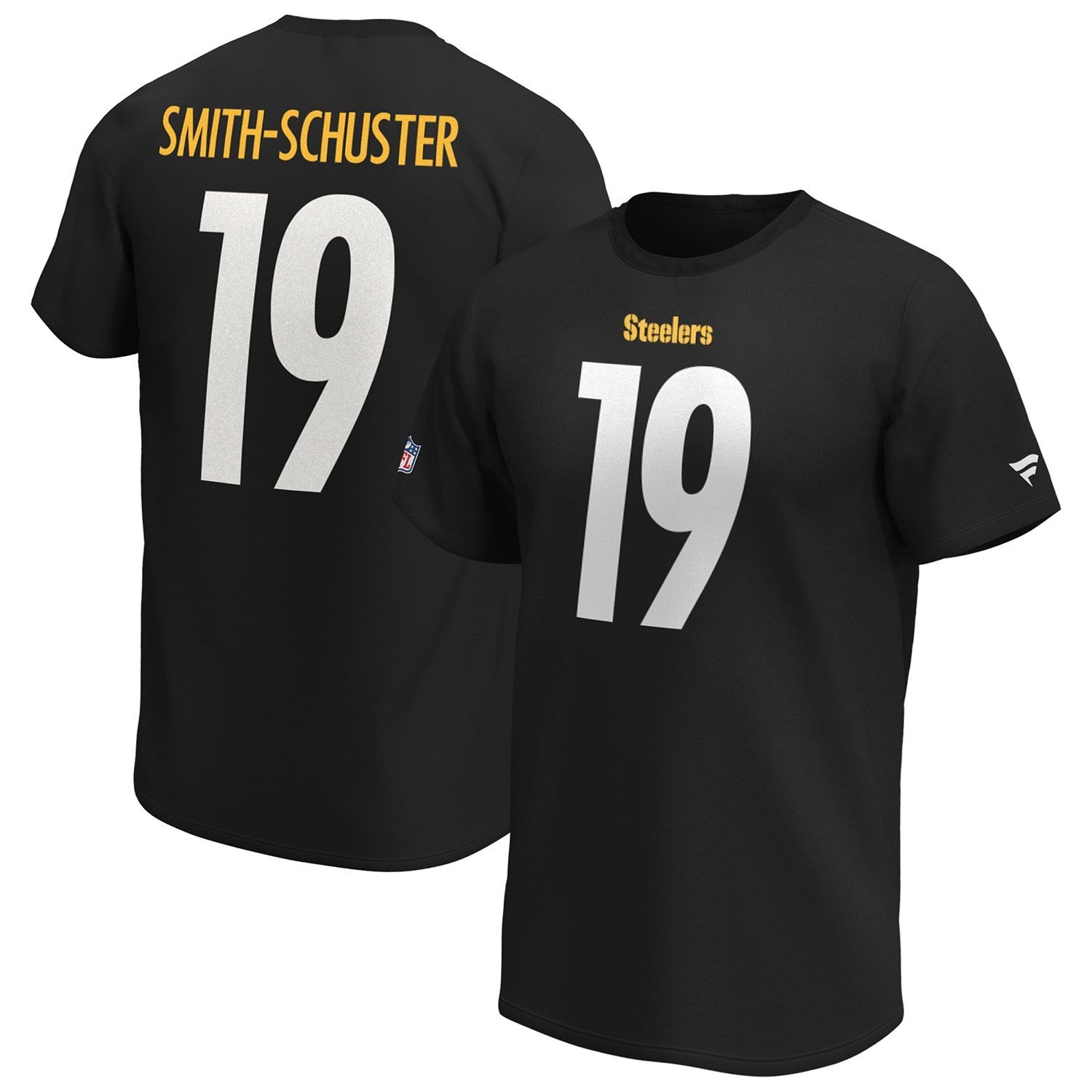 JuJu Smith-Schuster #19 Pittsburgh Steelers Fanatics Player NFL T-Shirt Schwarz